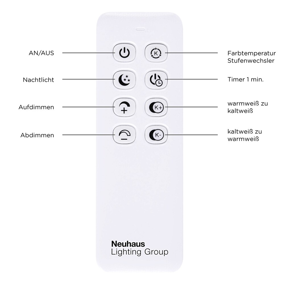 JUST LIGHT LED Deckenleuchte »IVEN«, 3 flammig-flammig