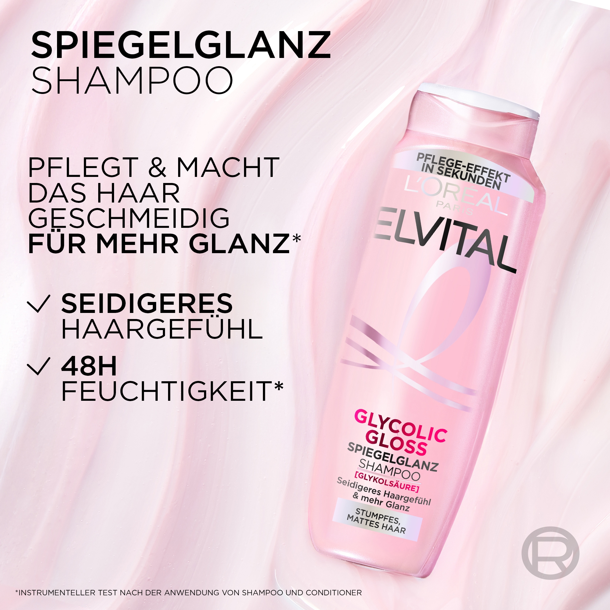 L'ORÉAL PARIS Haarshampoo »L'Oréal Paris Elvital Glycolic Gloss Shampoo 6er Packung«
