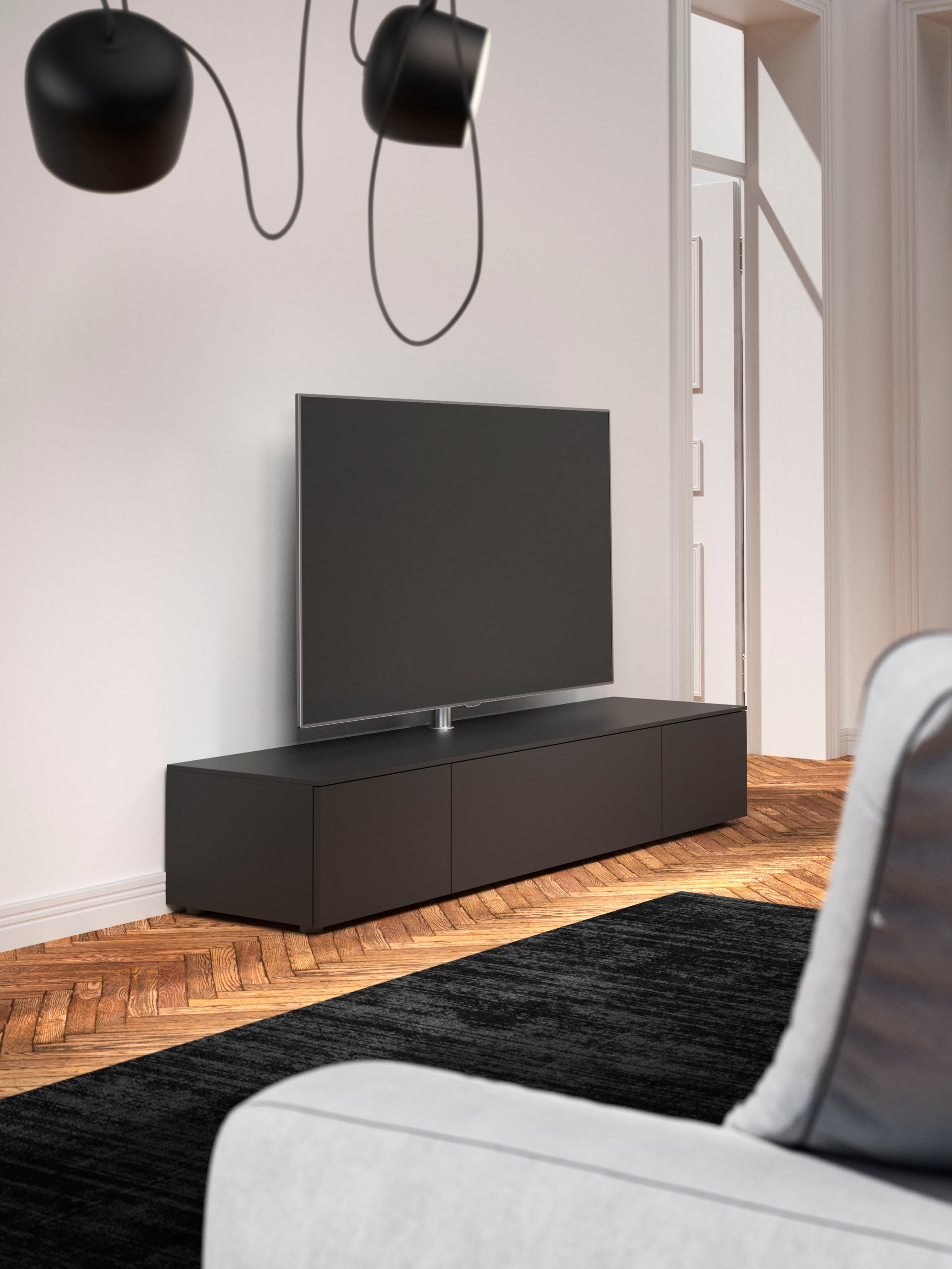 SPECTRAL Lowboard »Next«, mit und wahlweise bequem mit Holzklappe, TV-Halterung LED-Beleuchtung kaufen