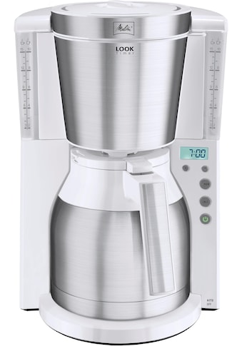 Filterkaffeemaschine »Melitta® Look® Therm Timer 1011-15«, 1,2 l Kaffeekanne,...