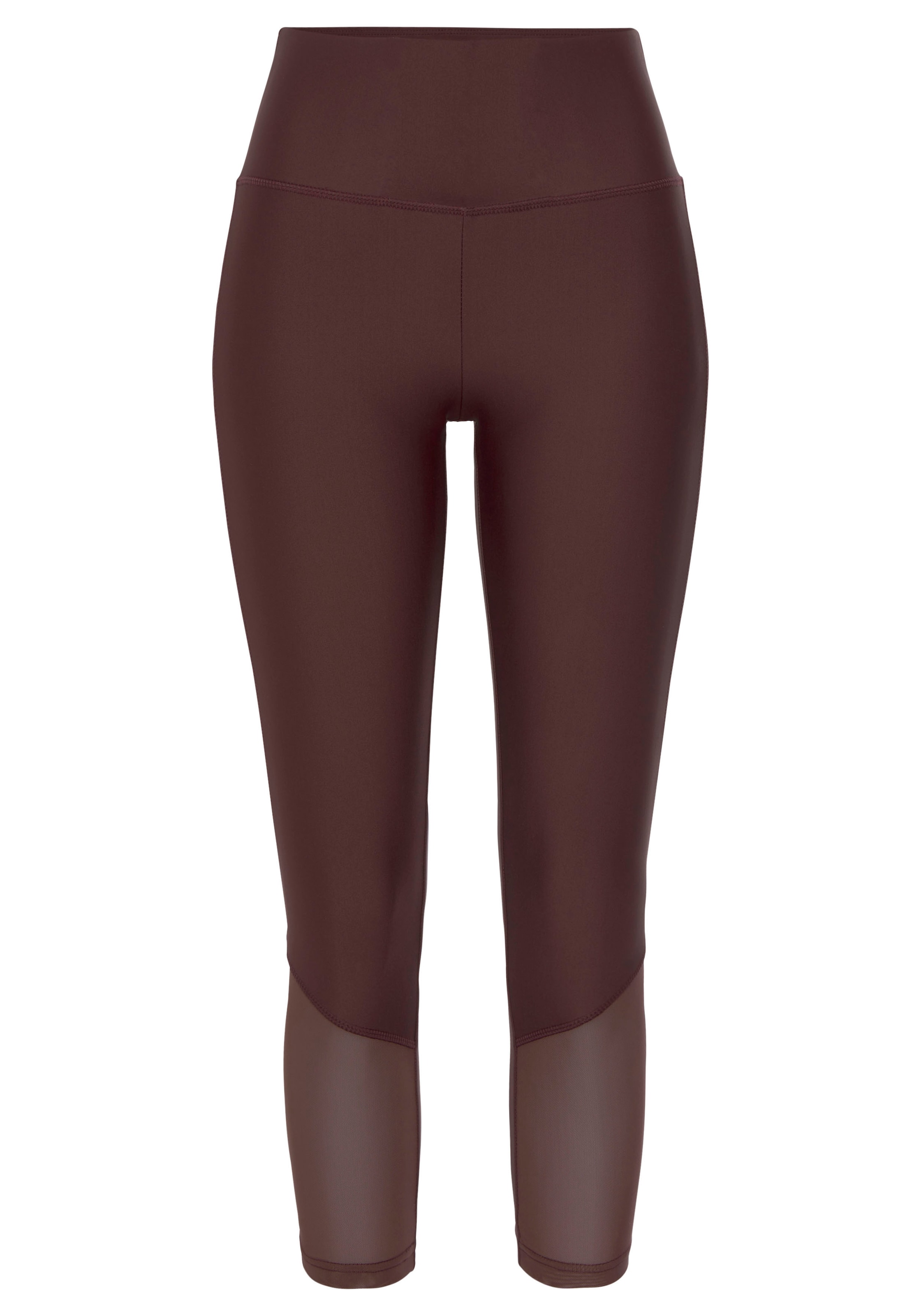 LASCANA ACTIVE 7/8-Leggings, mit Netzeinsätzen