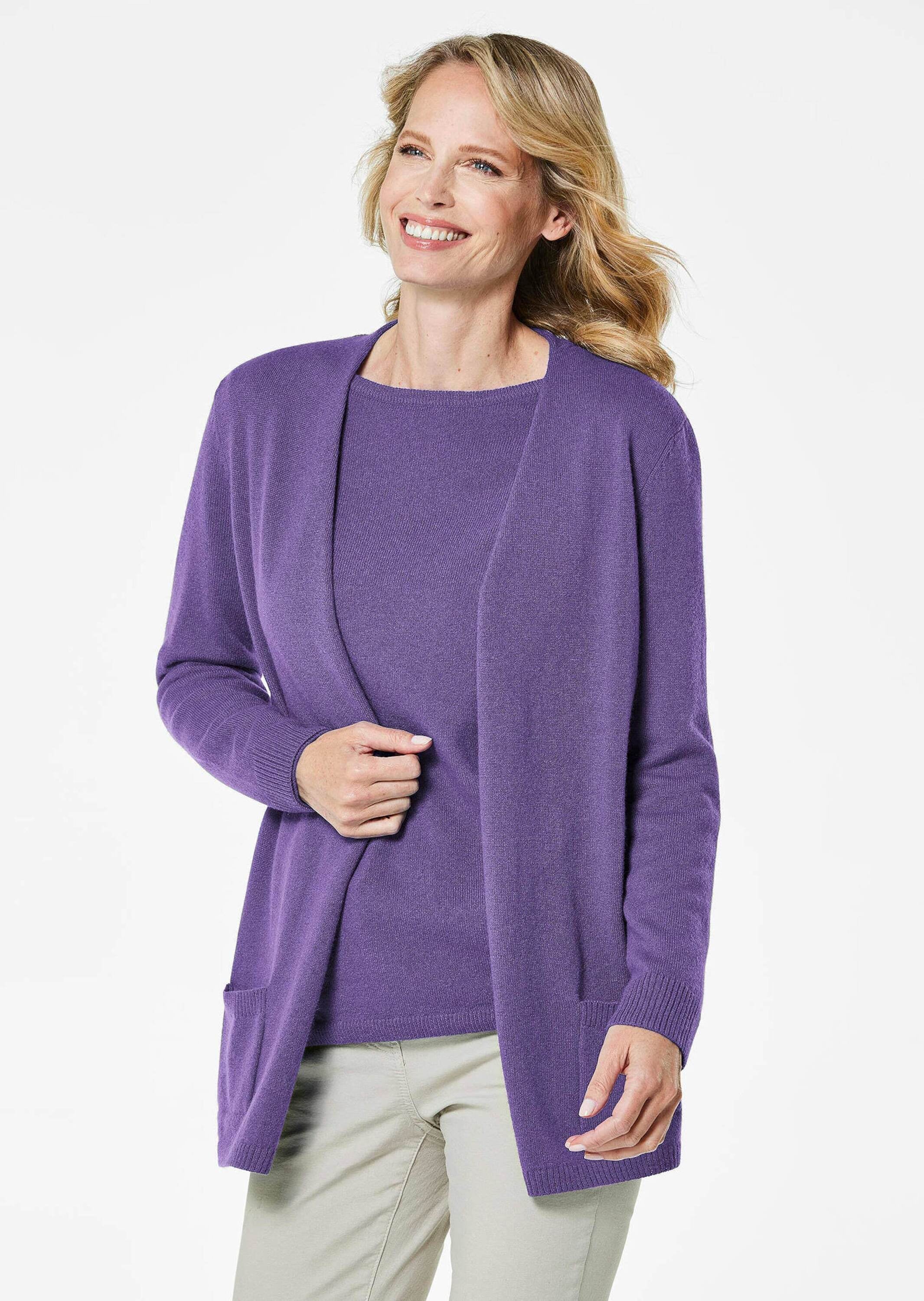 GOLDNER Strickjacke »Kaschmirstrickjacke Kuschelweiche Kaschmir-Strickjacke«
