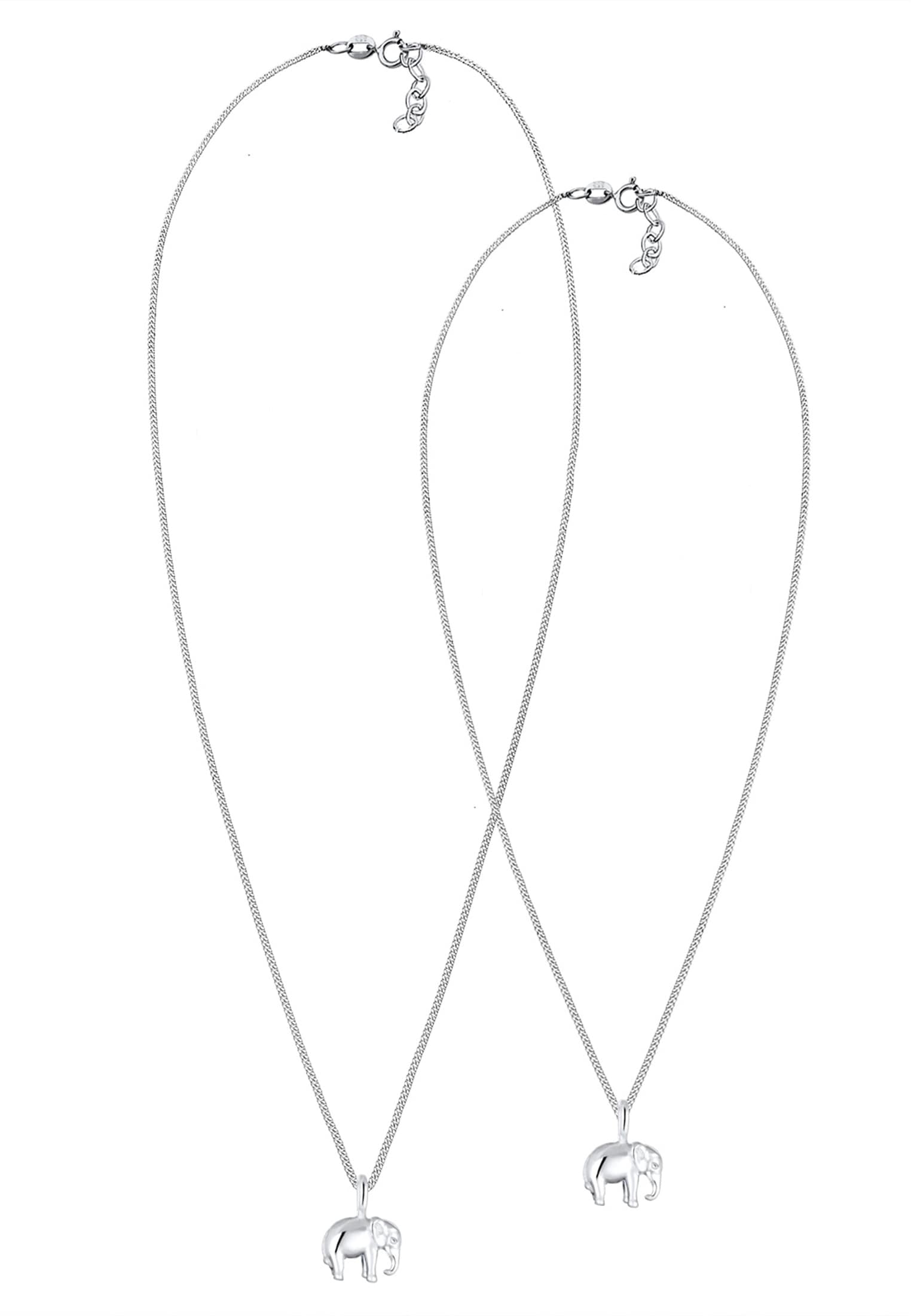 Elli Ketten-Set »Halskette Mutter Kind Elefant 925 Sterling Silver«