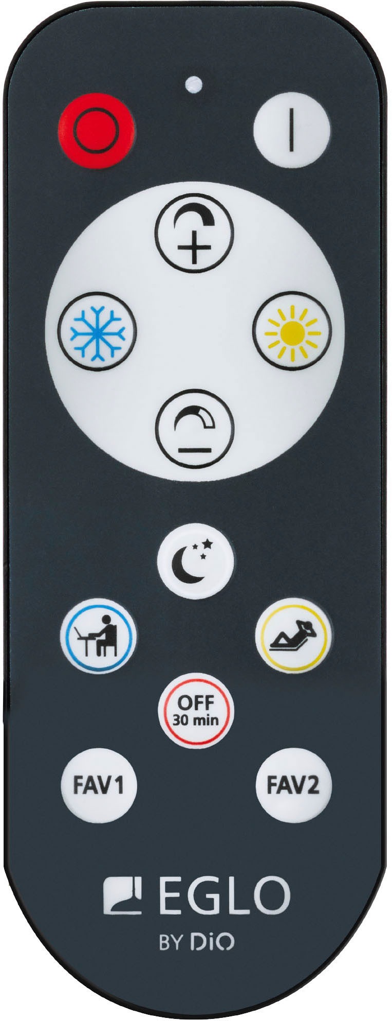 EGLO Deckenleuchte »CALAGRANO« LED-Modul 1 Stk. warmweiß - kaltweiß Deckenleuchte in schwarz aus Stahl - CCT Farbtemperaturwechsel