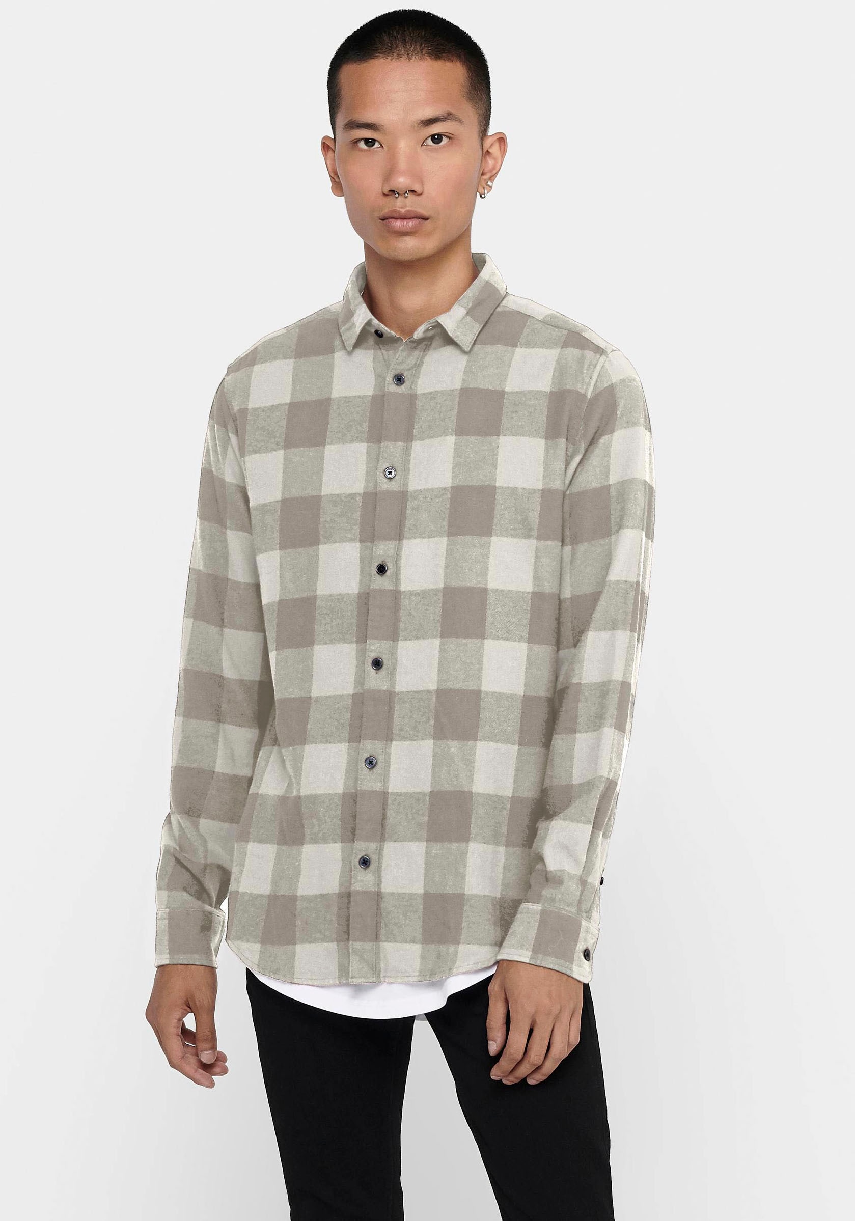 ONLY & SONS Karohemd »ONSGUDMUND LS CHECKED SHIRT NOOS«