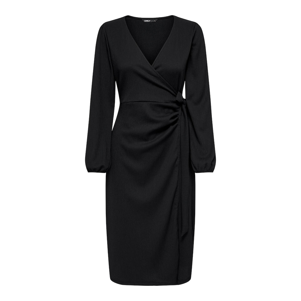 ONLY Midikleid »ONLMERLE L/S WRAP MIDI DRESS JRS«