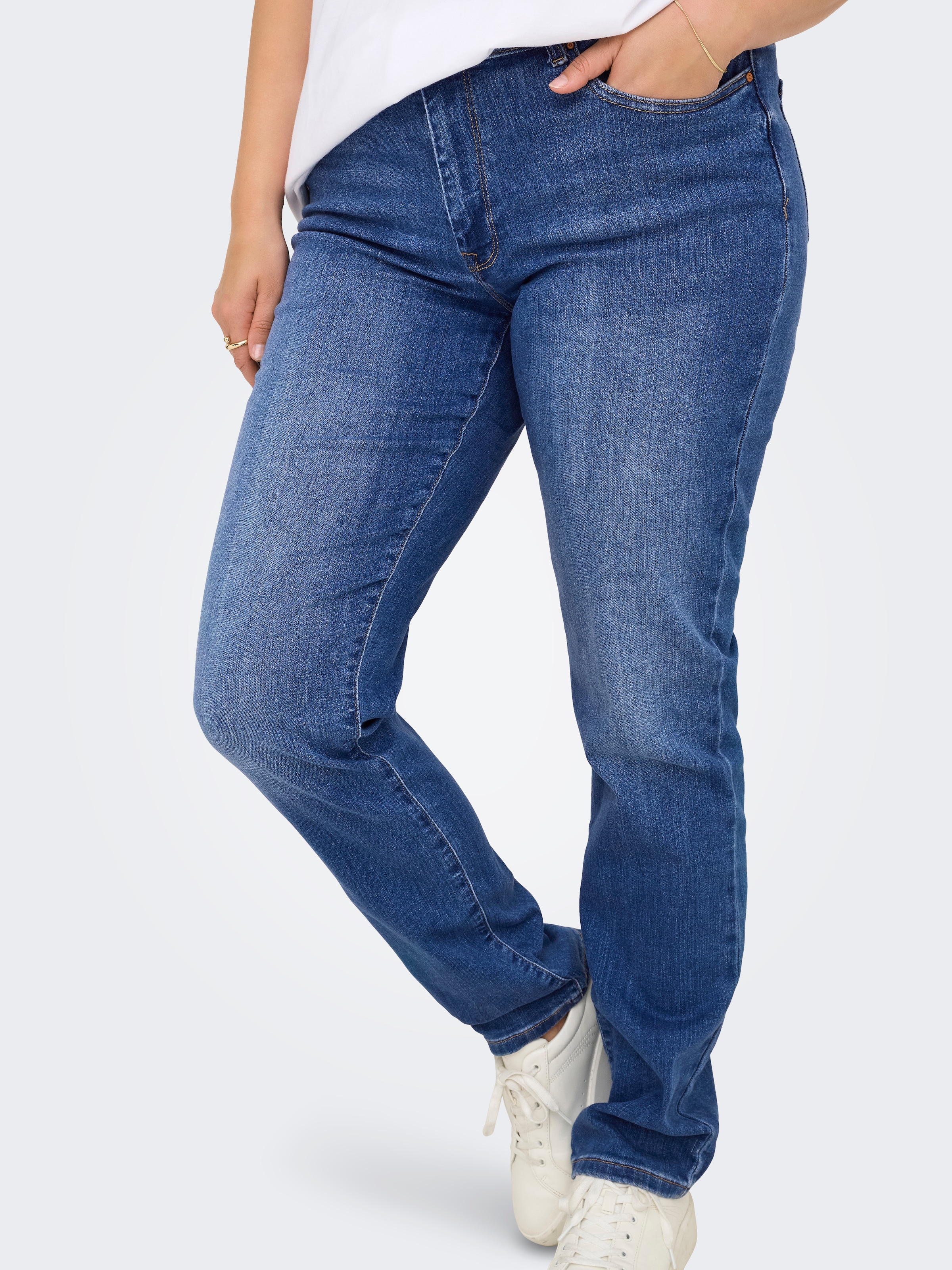 ONLY CARMAKOMA Slim-fit-Jeans »CARSUI MID SLIM DNM DIA364«