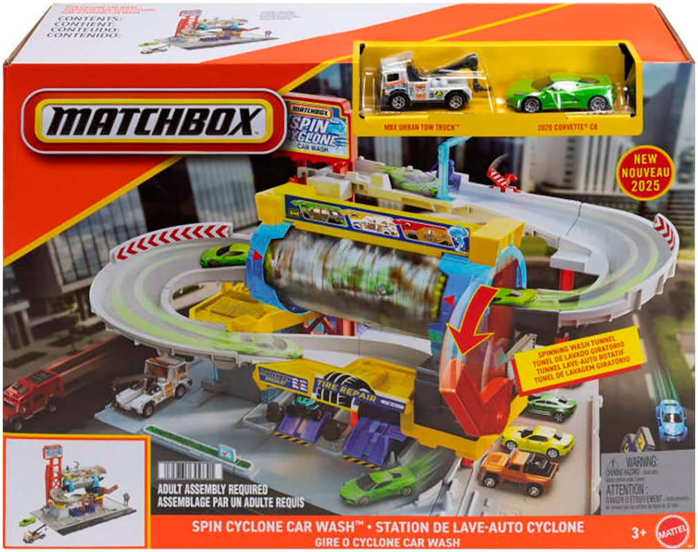MATCHBOX Spiel-Gebäude »Matchbox Super Auto Center« inklusive 2 Spielfahrzeugen