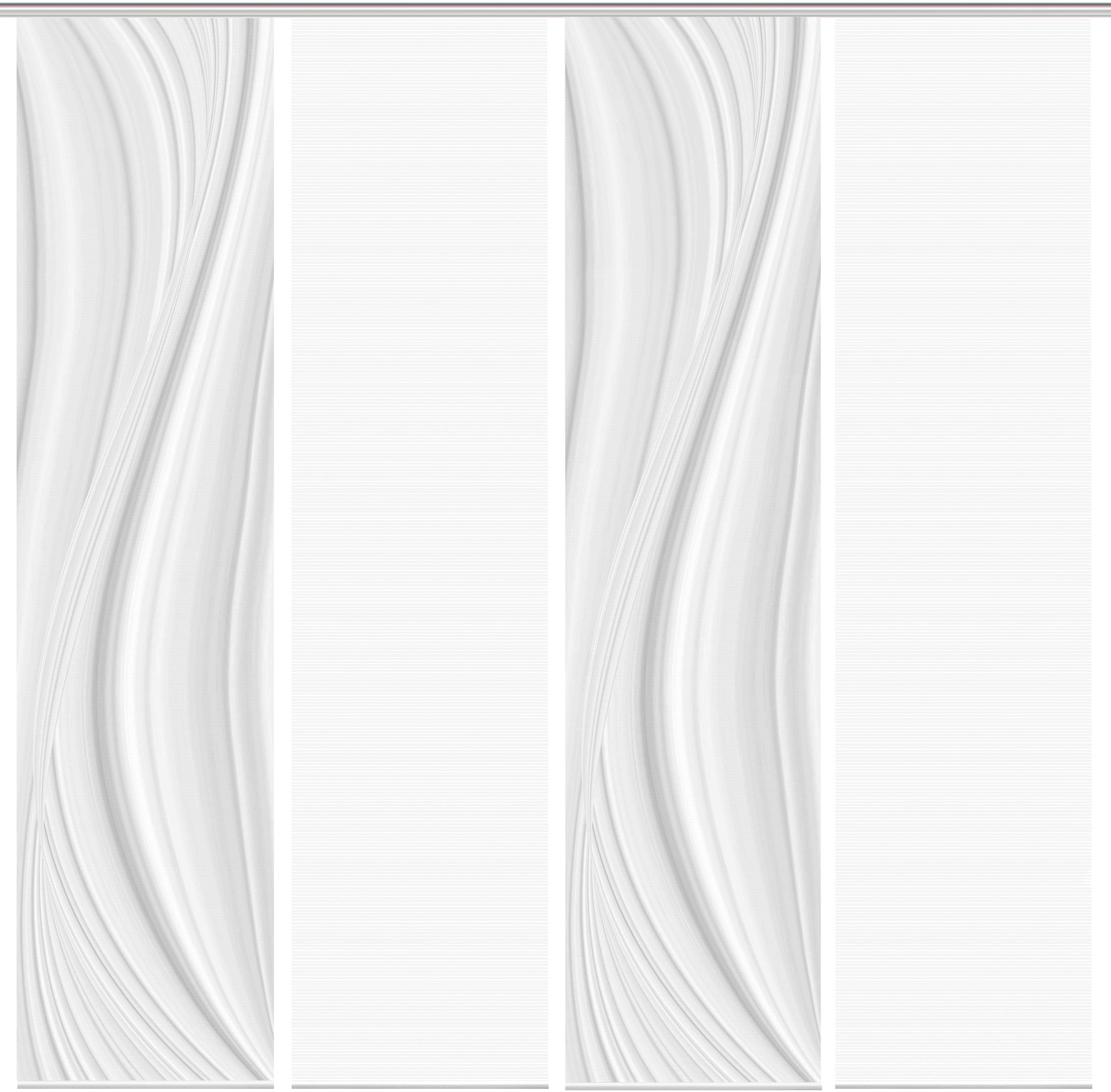 Vision S Schiebegardine »LAURINA 4er SET« Paneelwagen 4 Stk. tlg. Schiebevorhang Digidruck 4er Set LAURINA