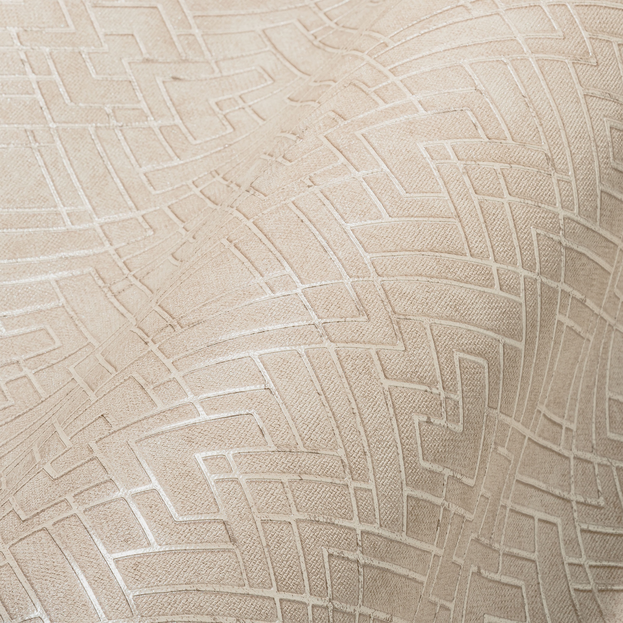 living walls Vliestapete »Metropolitan Stories. Travel Styles. Tapete Grafisch« abstrakt | glänzend | organisch leicht strukturiert Metallic-Tapete Grafik Metallisch Glänzend Designtapete Hochwertig