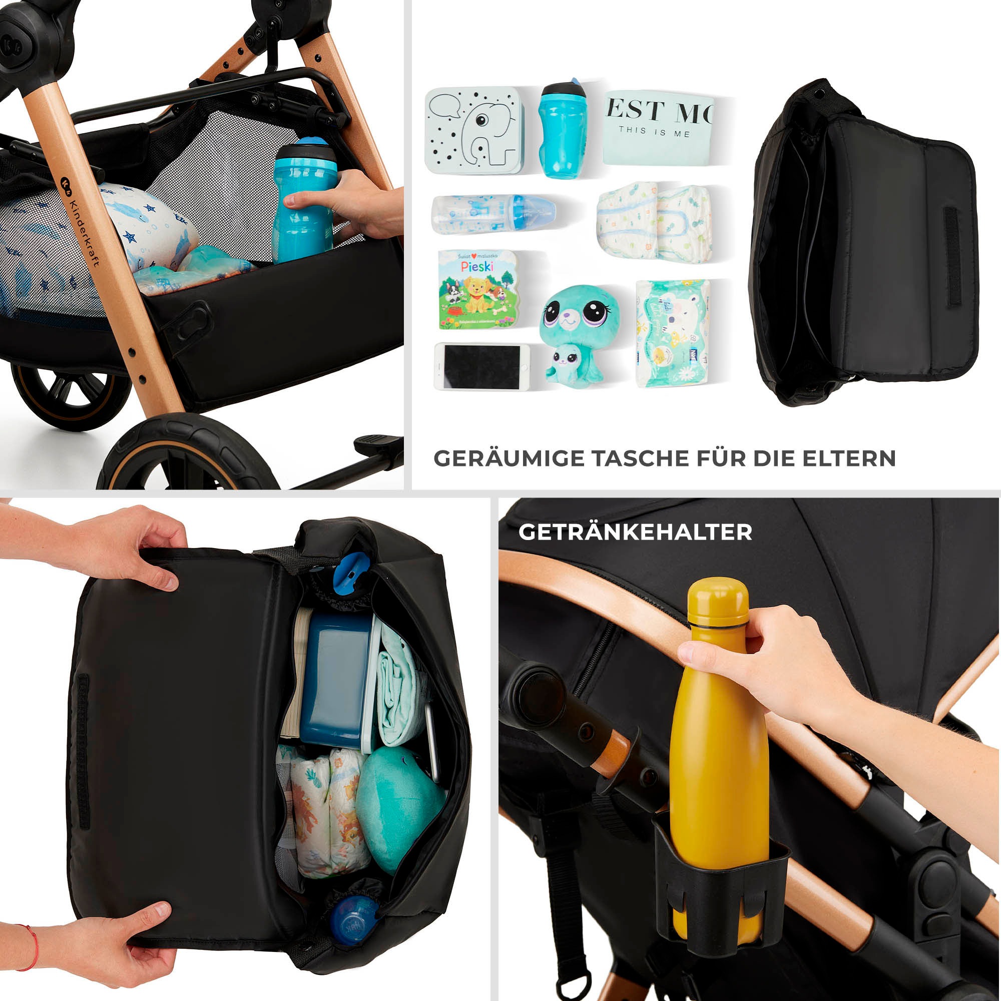 Kinderkraft Kombi-Kinderwagen »ESME 3IN1« 25 kg