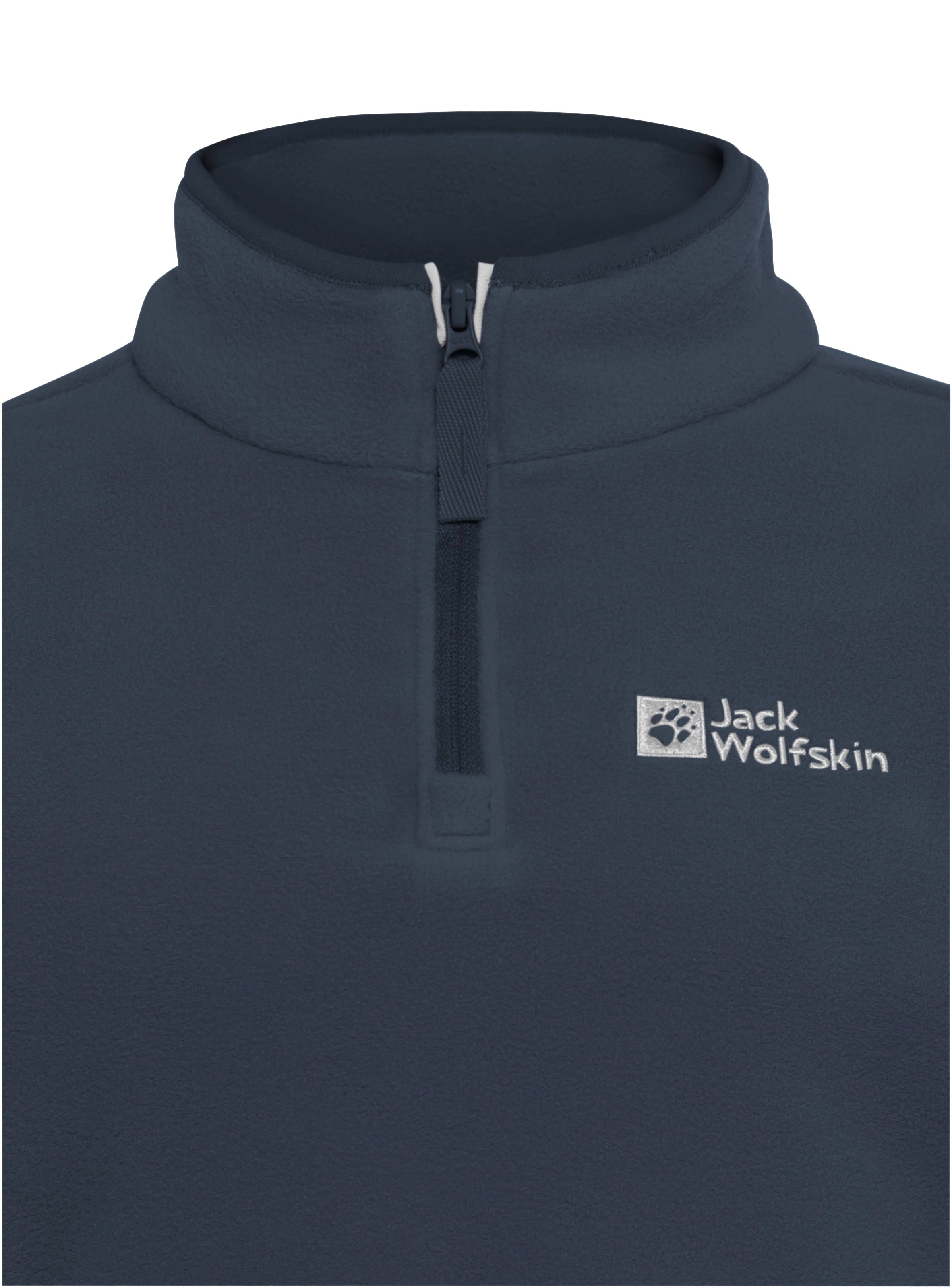 Jack Wolfskin Stehkragenpullover »TAUNUS HALFZIP K« einfache Temperaturregulierung, wärmend, für Kinder