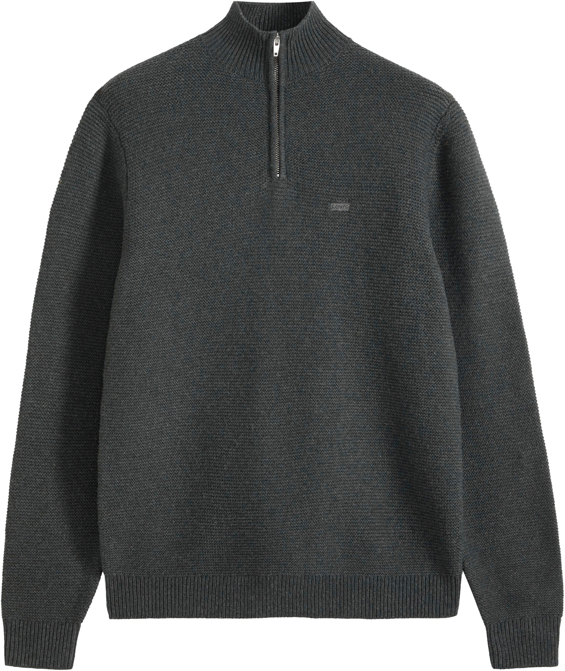 Levi's® Strickpullover »HM QUARTER ZIP SWEATER« mit Zipper und Struktur