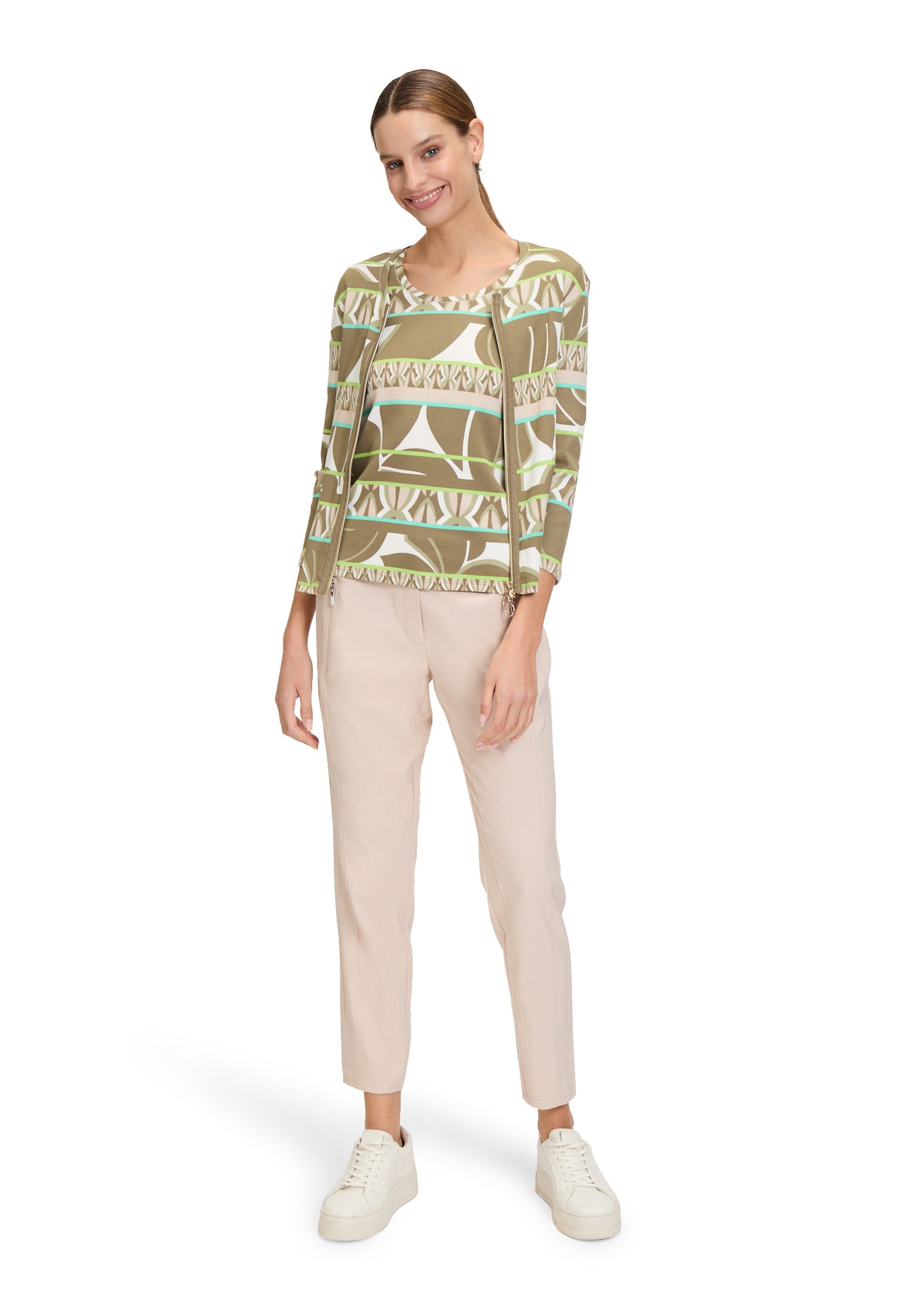 Betty Barclay 3/4-Arm-Shirt »Shirtjacke mit Rippenstruktur«