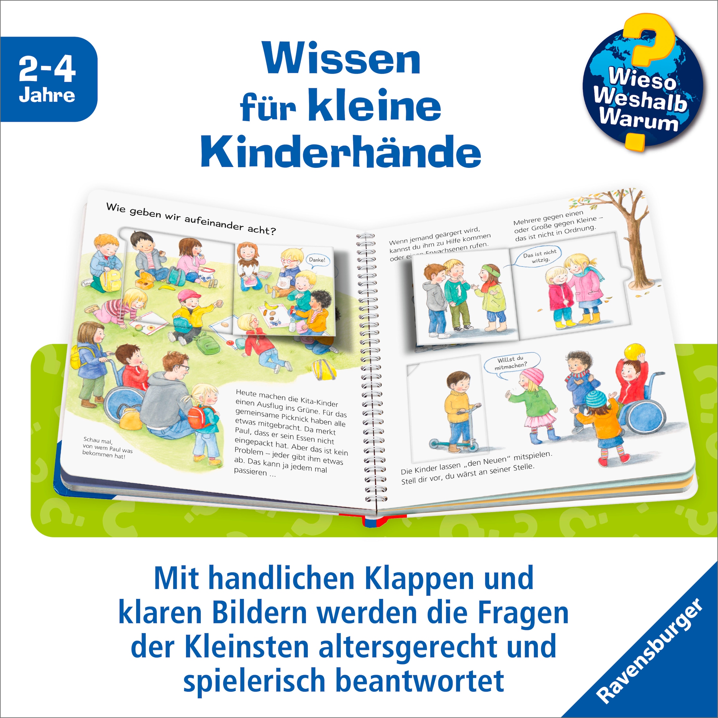 Ravensburger Buch »Wieso? Weshalb? Warum? junior, Band 66: Helfen, teilen, sich vertragen«