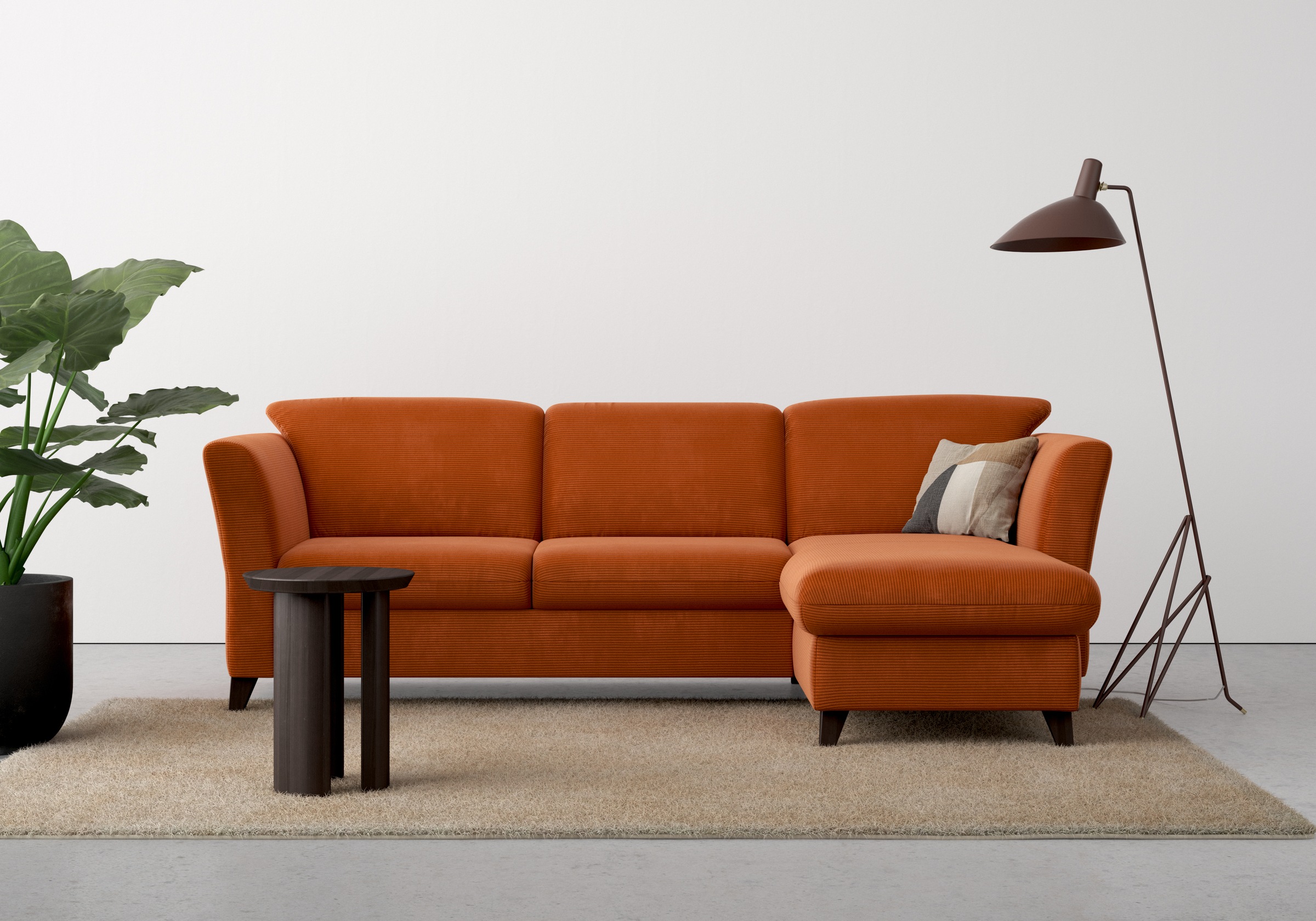 Home affaire Ecksofa »Trelleborg L-Form«, wahlweise mit Bettfunktion und Bettkasten, inkl. Federkern-Polsterung