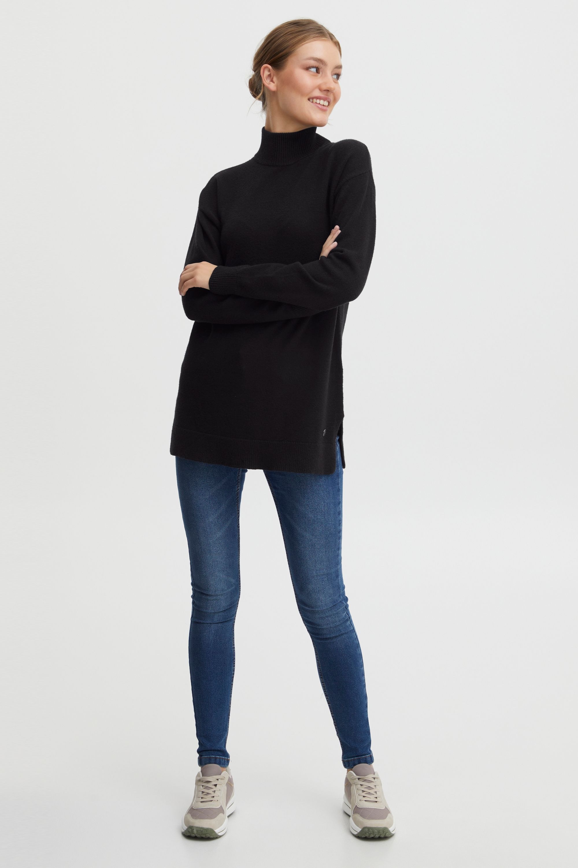 OXMO Strickfleece-Pullover »Strickpullover OXRatina«