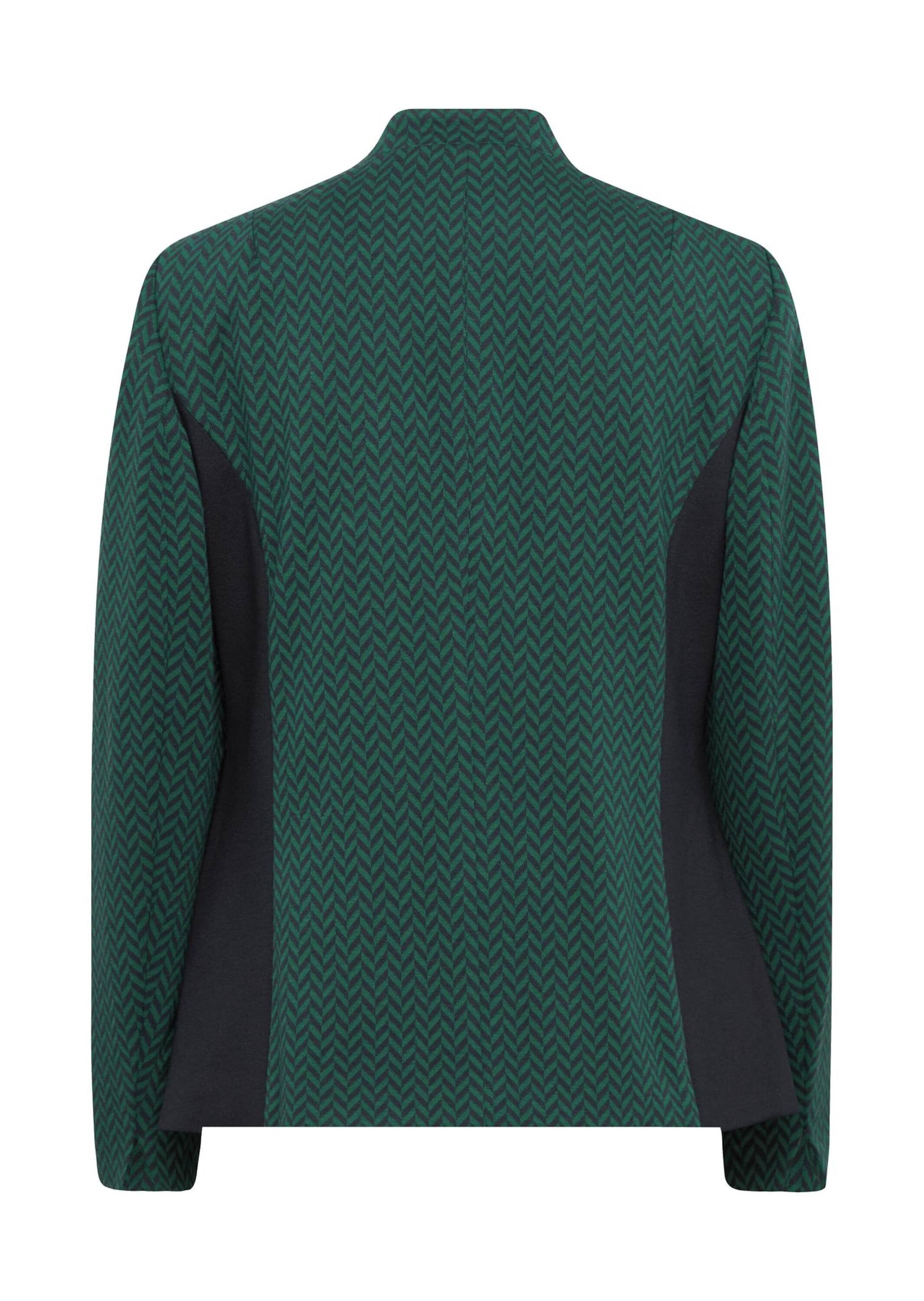 GOLDNER Kurzblazer »Kurzgröße Aufwendiger Jacquardblazer aus weichem Jersey«