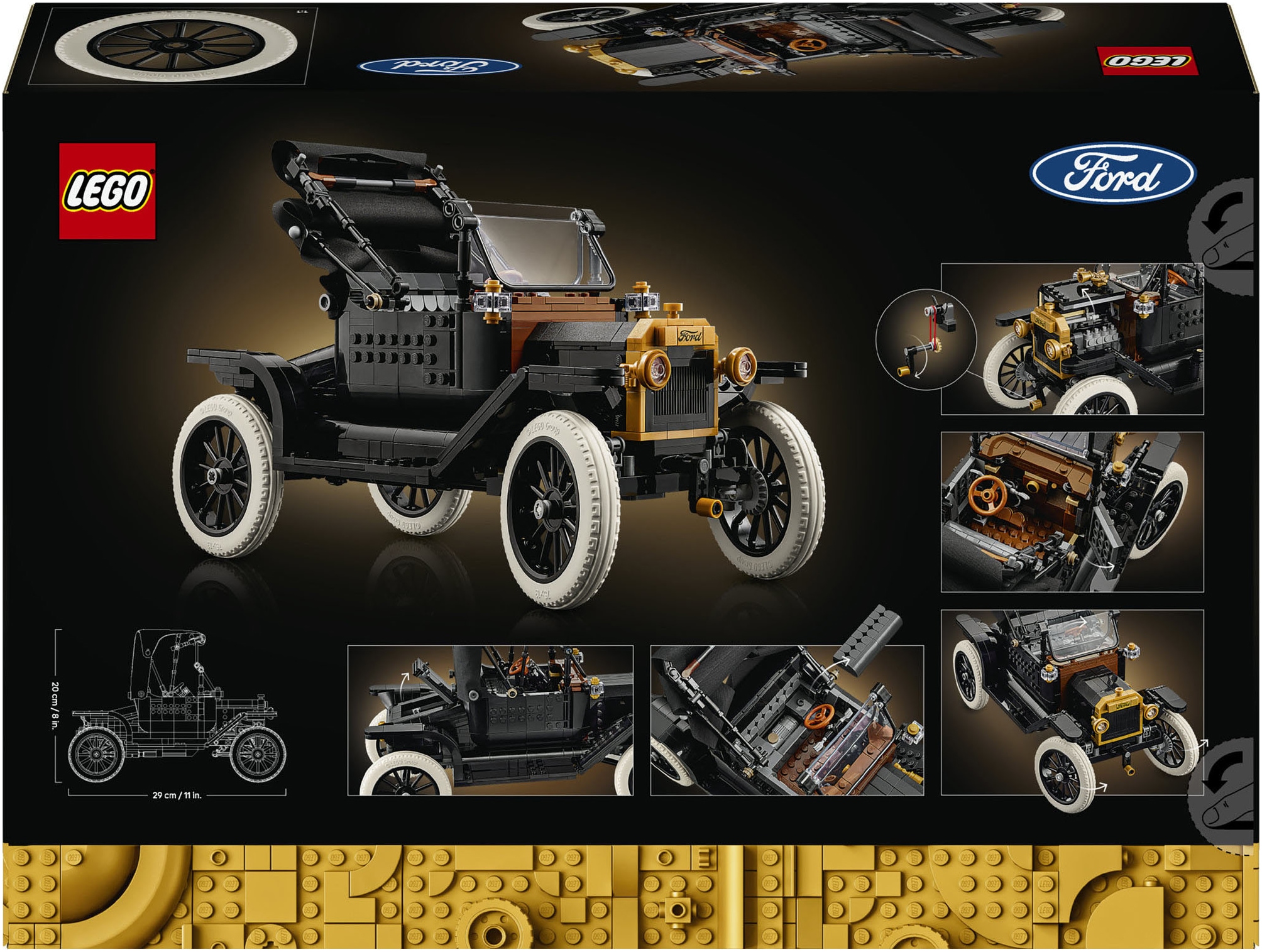 LEGO® Konstruktionsspielsteine »Ford Model T (11376), LEGO Icons«
