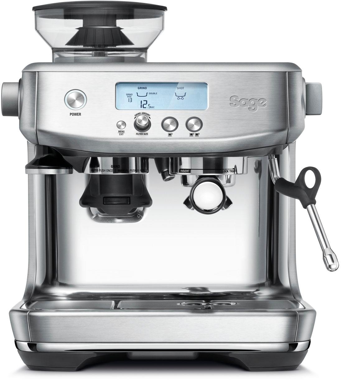 Sage Espressomaschine »»The Barista Pro, mit Gebürstetes Jahren XXL Edelstahl 3 SES878BSS4EEU1««, Garantie