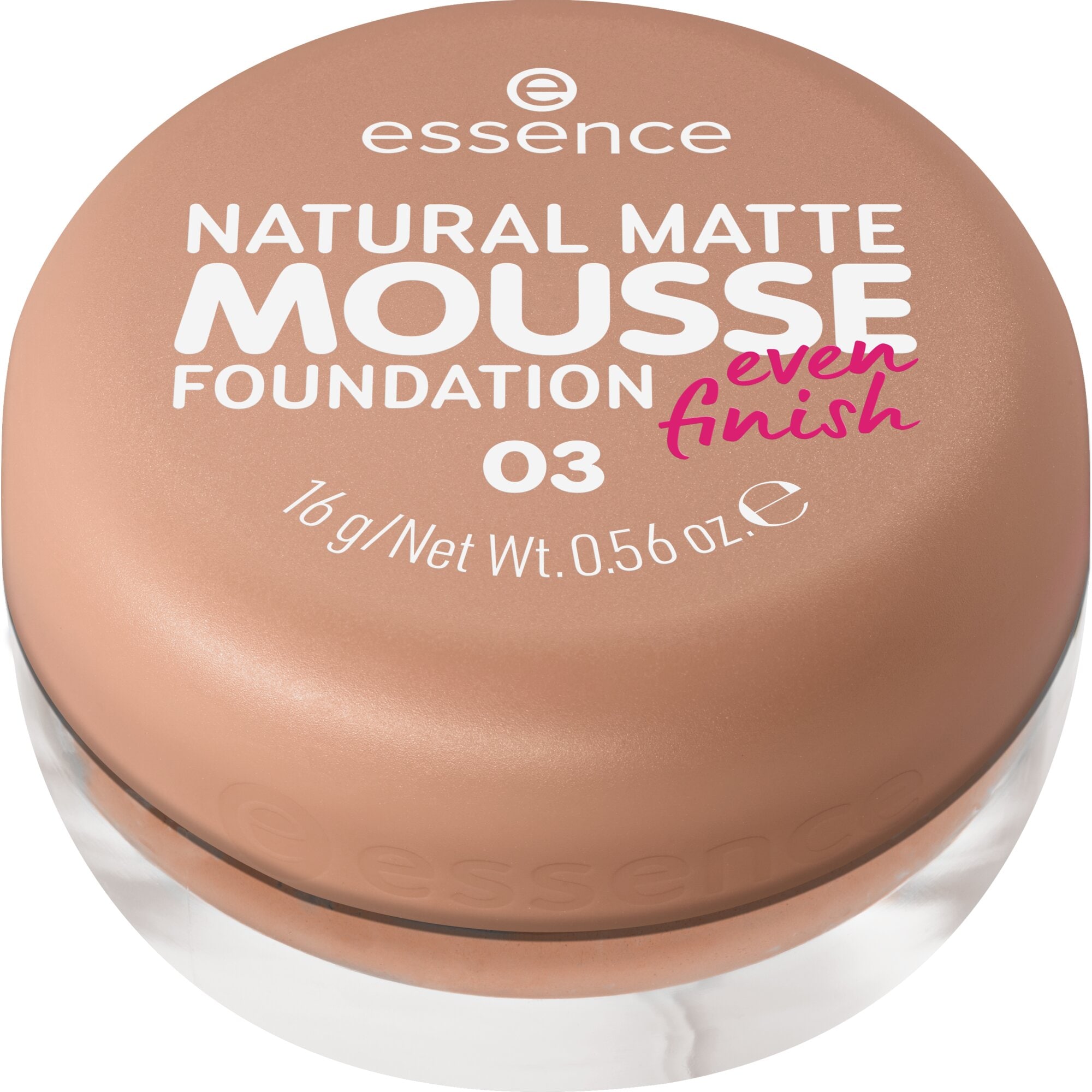 Essence Foundation »NATURAL MATTE MOUSSE FOUNDATION«, (3er-Pack), mit Clean-Beauty-Textur