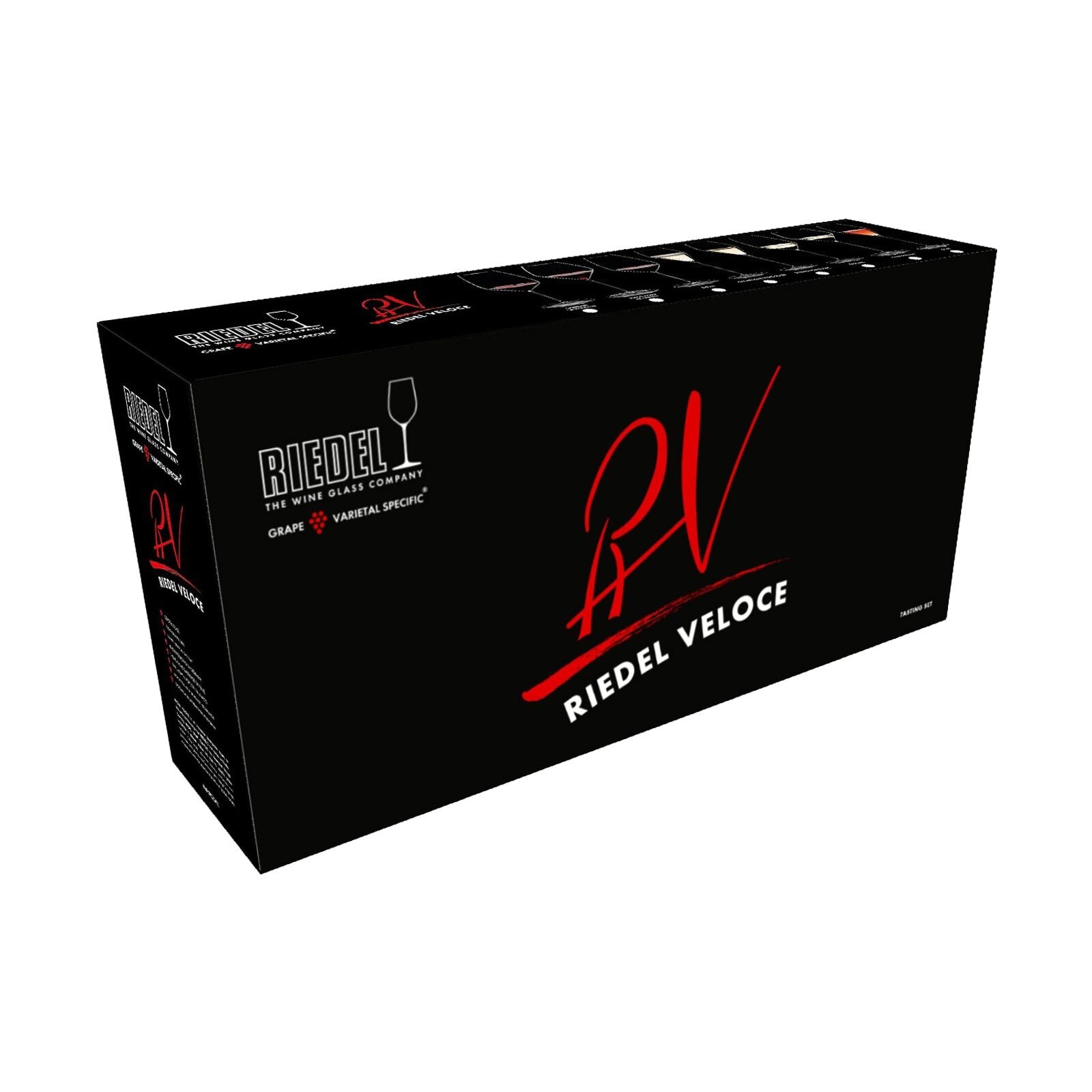 RIEDEL THE WINE GLASS COMPANY Weinglas »Wein-Tasting-Set Veloce 4er Set transparent« Spülmaschinengeeignet