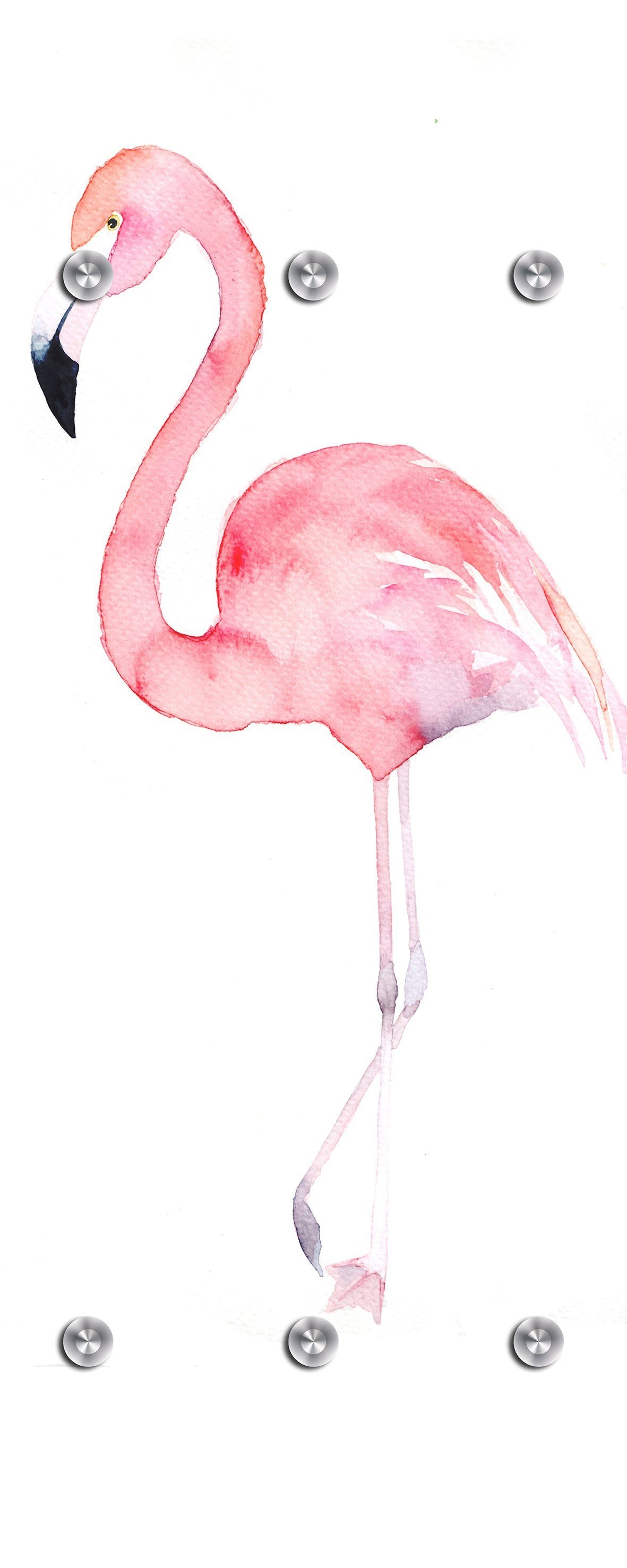 Garderobenleiste »Flamingo«, mit 6 Haken, 50 x 120 cm