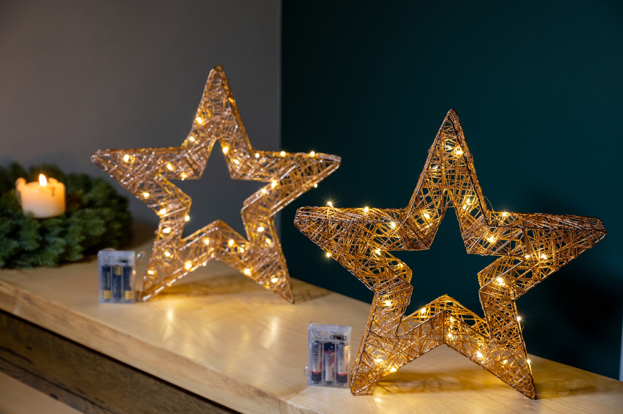 Star-Max LED »Weihnachtsstern, LED 60 flammig-flammig, mit online kaufen 3 Jahren Stern XXL Weihnachtsdeko«, stromsparende | Garantie