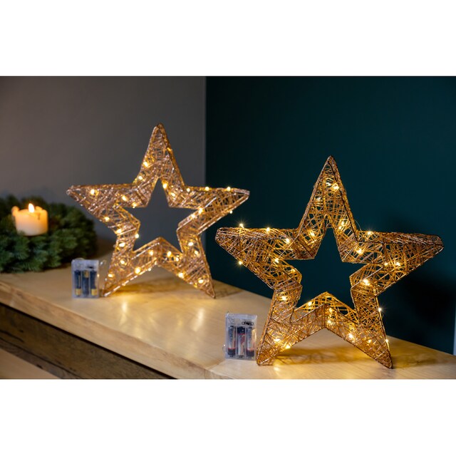 Star-Max LED Stern »Weihnachtsstern, Weihnachtsdeko«, 60 flammig-flammig,  stromsparende LED online kaufen | mit 3 Jahren XXL Garantie