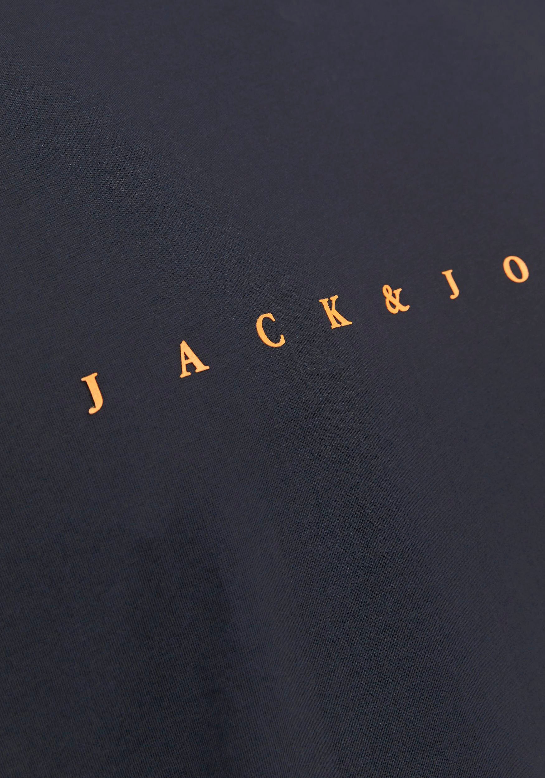 Jack & Jones PlusSize Rundhalsshirt »JJESTAR JJ TEE SS NOOS PLS« mit Logo Schriftzug