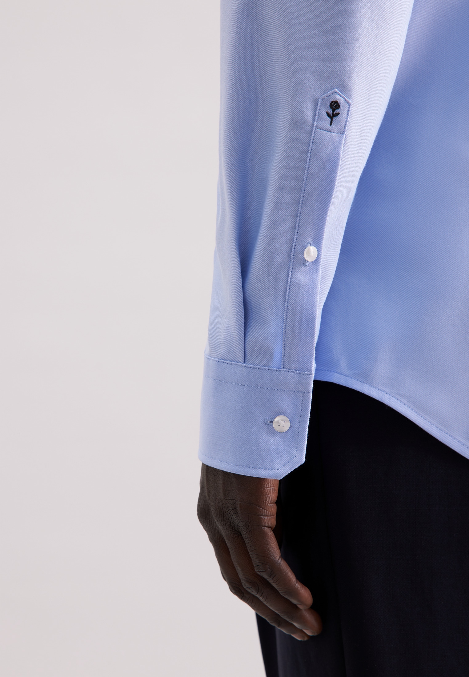 seidensticker Businesshemd »Schwarze Rose« Slim 1/1 Kentkragen Uni