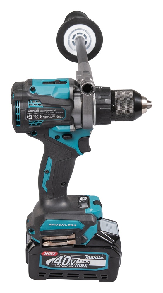 Makita Akku-Bohrschrauber »»DF001GD201««, (XGT, 40V max., 140 Nm, 0-2.600 min-1), Inkl. MAKPAC Größe 3, Schnellladegerät DC40RA und 2x BL4025 Akkus