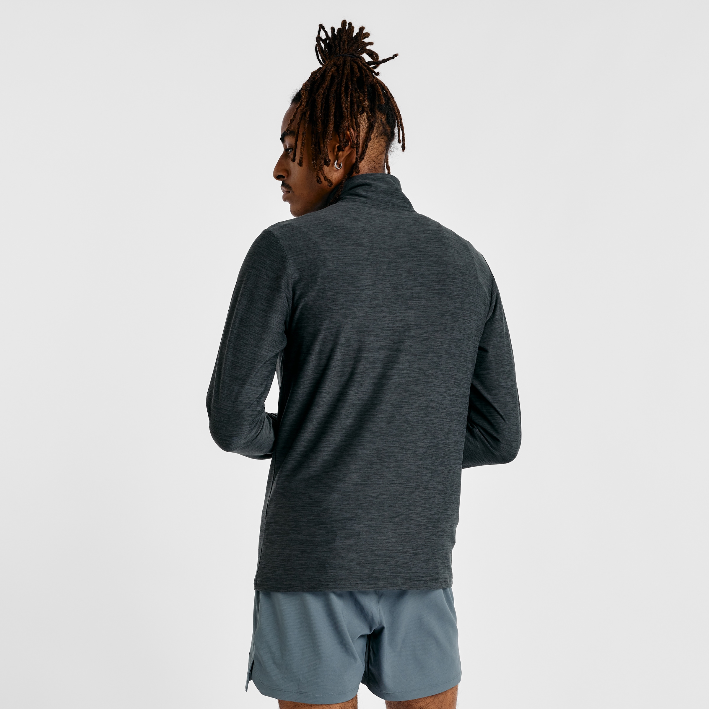 New Balance Laufshirt »Space Dye 1/4 Zip«, mit Label