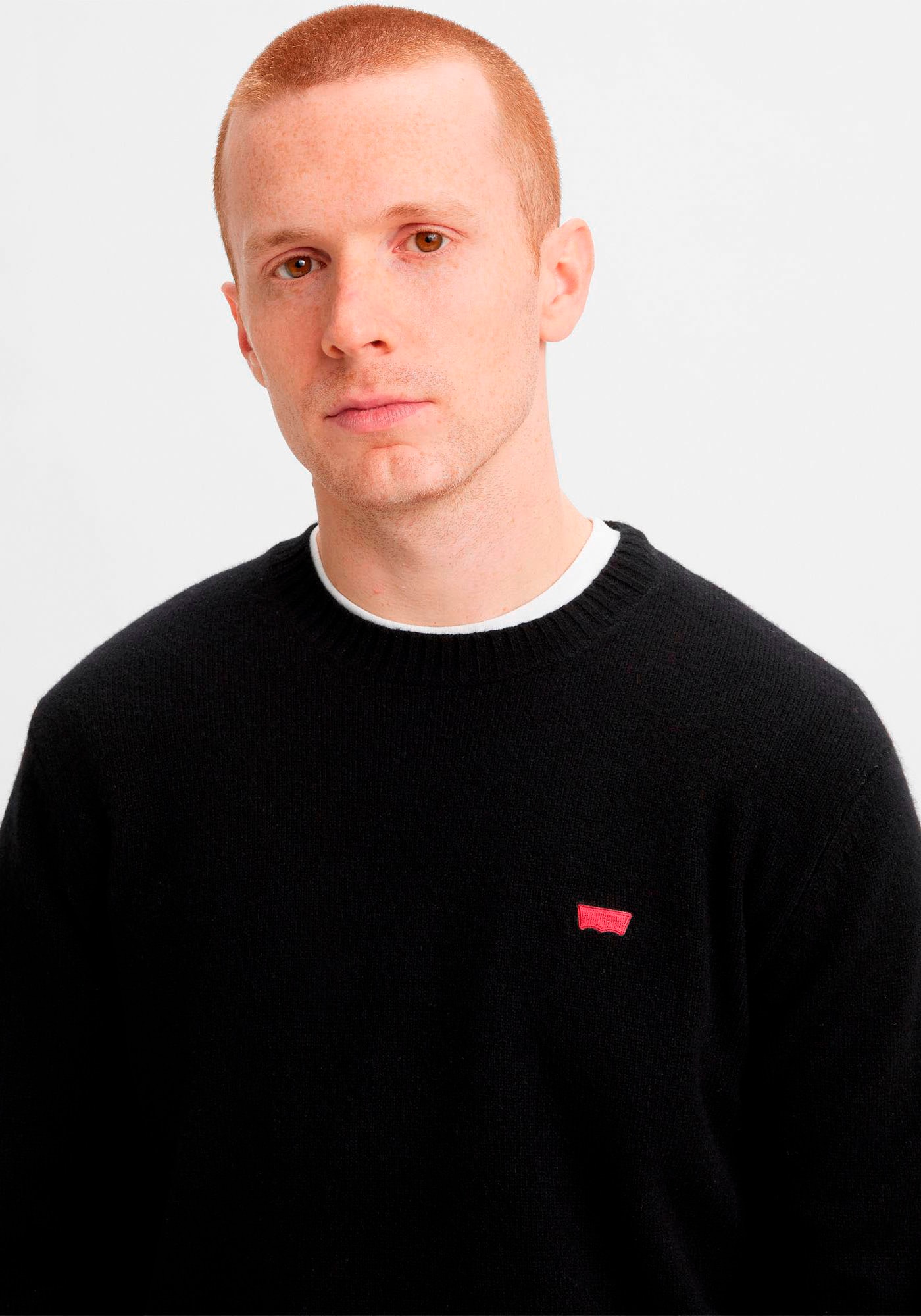 Levi's® Wollpullover »ORIGINAL HM SWEATER« in klassischer Rundhalsform