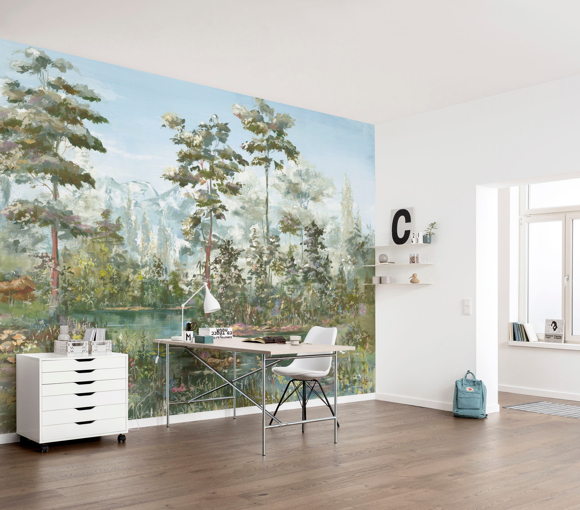 Komar Vliestapete »Digitaldruck Vlies -  Harmonic Homeland - Größe 400 x 250 cm« bedruckt glatt Wohnzimmer, Schlafzimmer