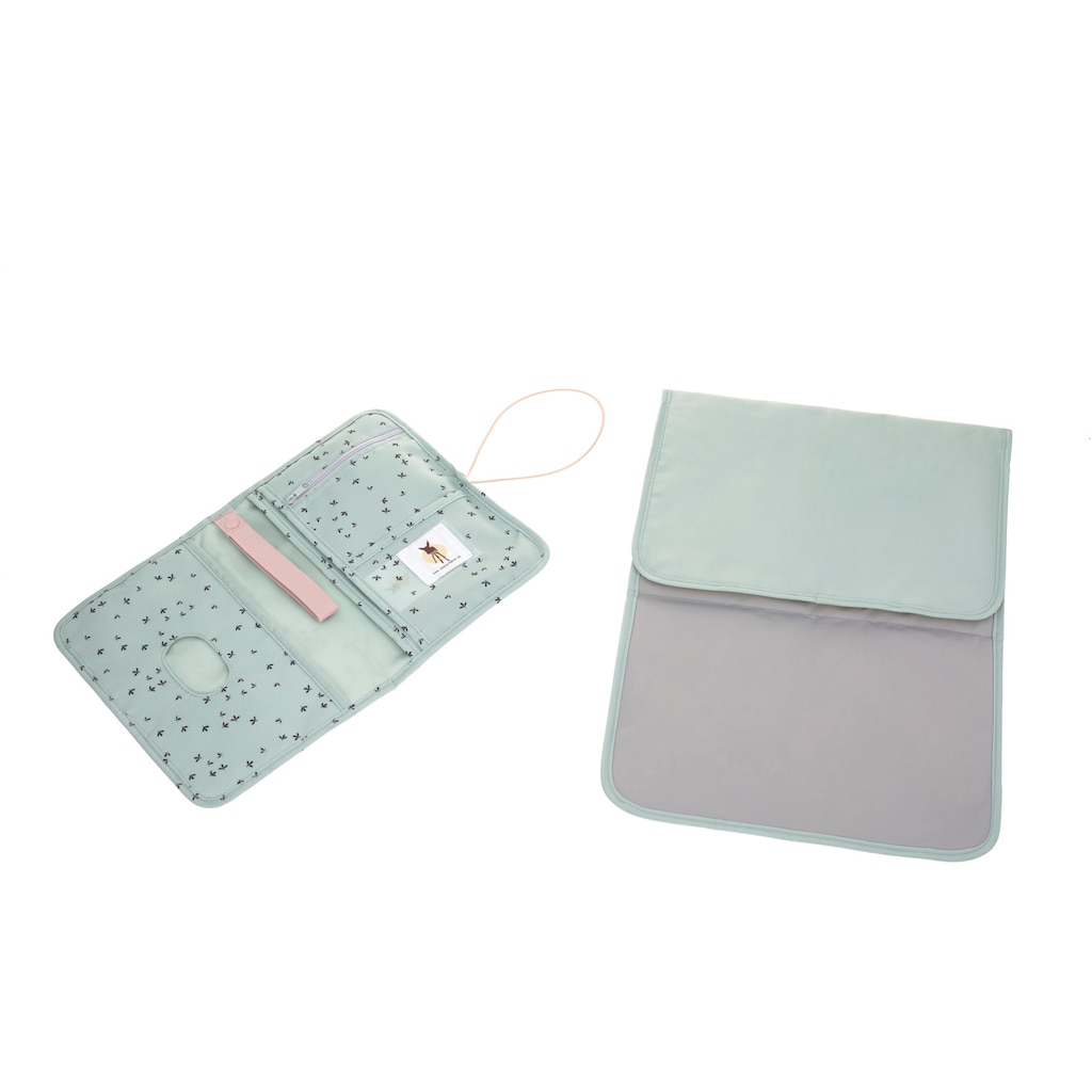 LÄSSIG Windeltasche »Casual, Changing Pouch, Floral Mint«