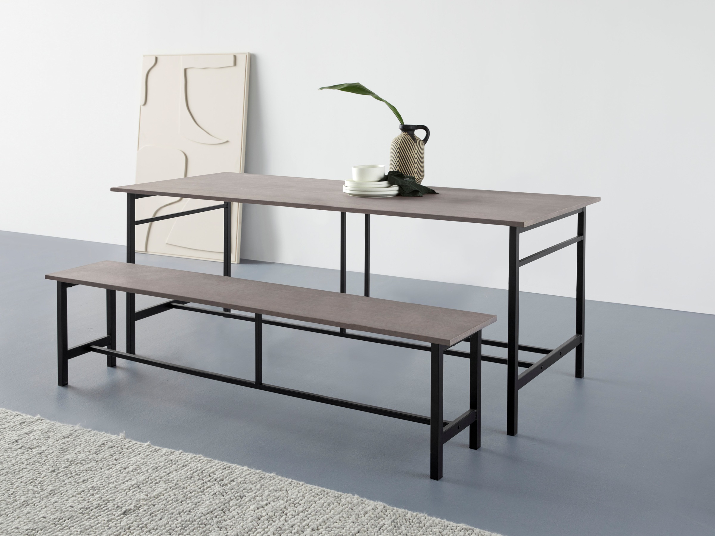 Guido Maria Kretschmer Home&Living Essbank »Sare«, Mit Echtholzfurnier aus Eiche