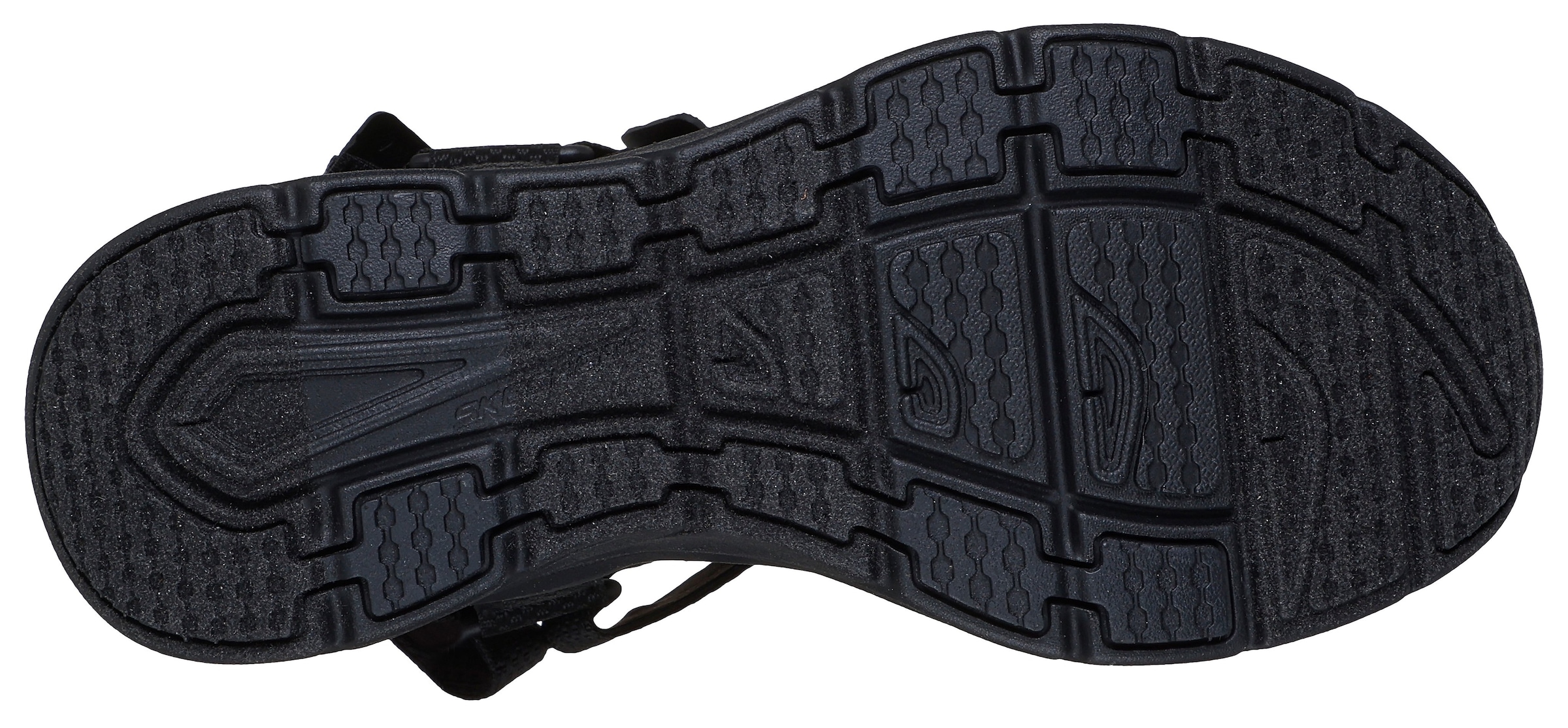 Skechers Sandale »D'LUX WALKER«, Trekkingsandale, Sommerschuh mit Klettverschlüssen
