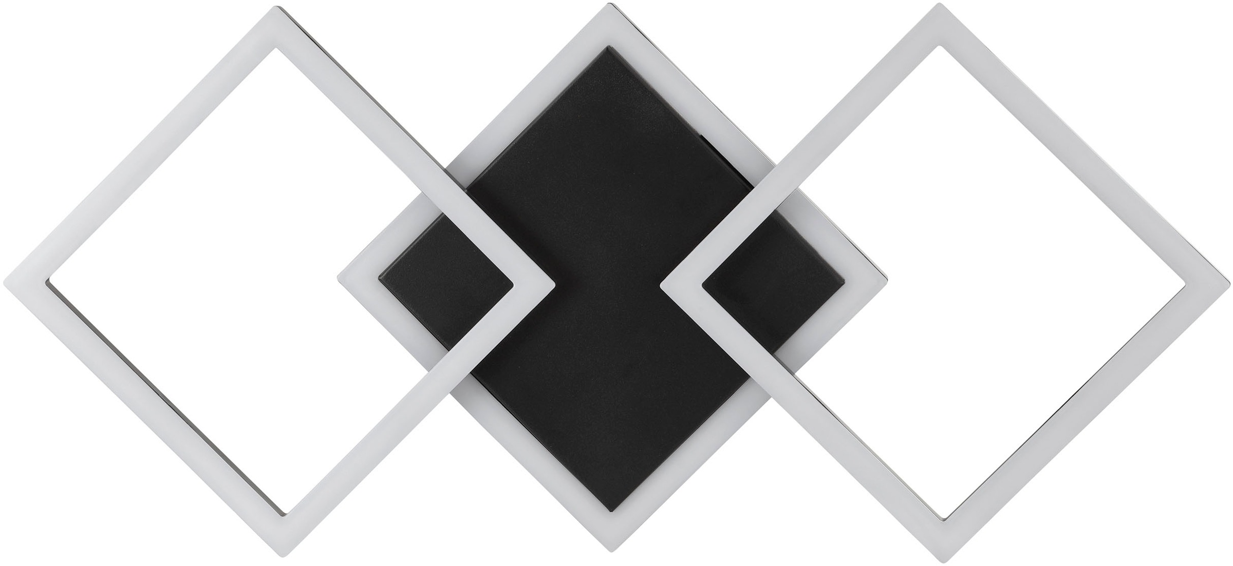 Brilliant LED Deckenleuchte »Tavora« LED-Modul Warmweiß LED-Profilleuchte, 61 x 28 cm, 2500 lm, 3000 K, Metall, schwarz