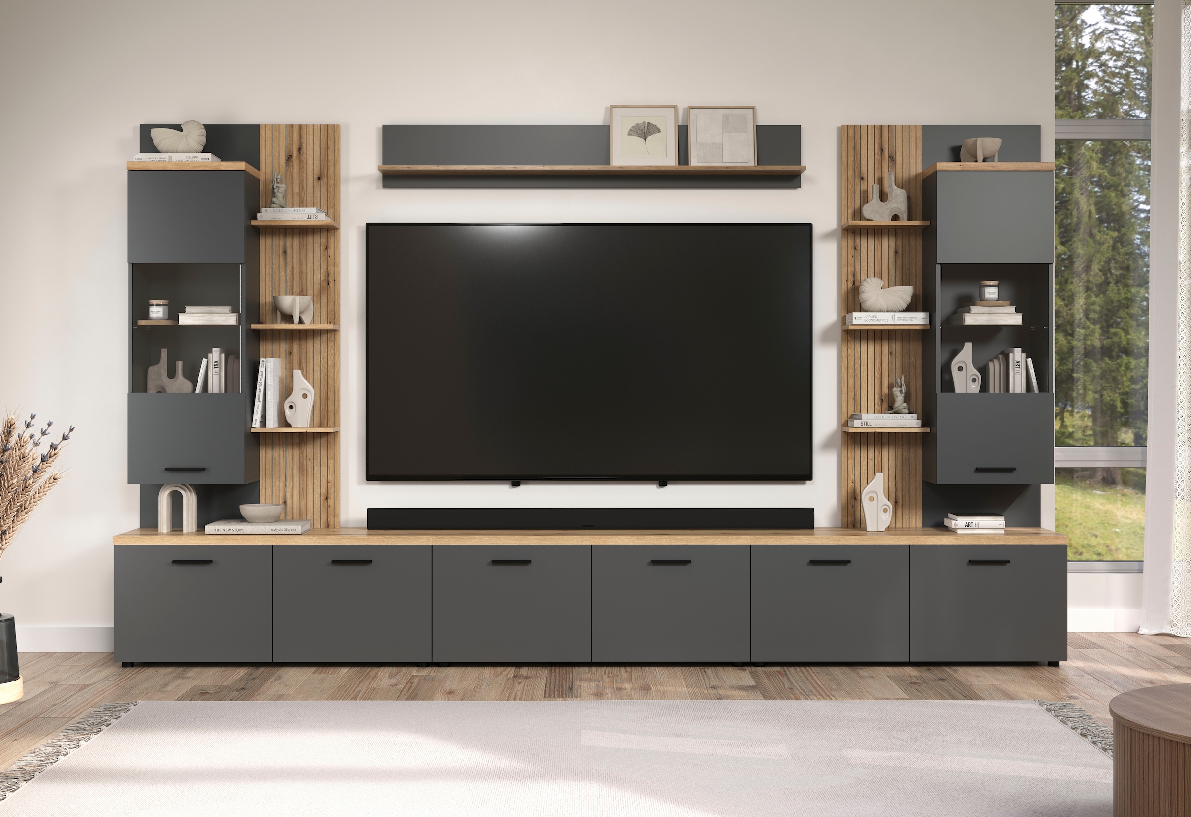 Home affaire TV-Wand »Bajo« 2 Stk. tlg.