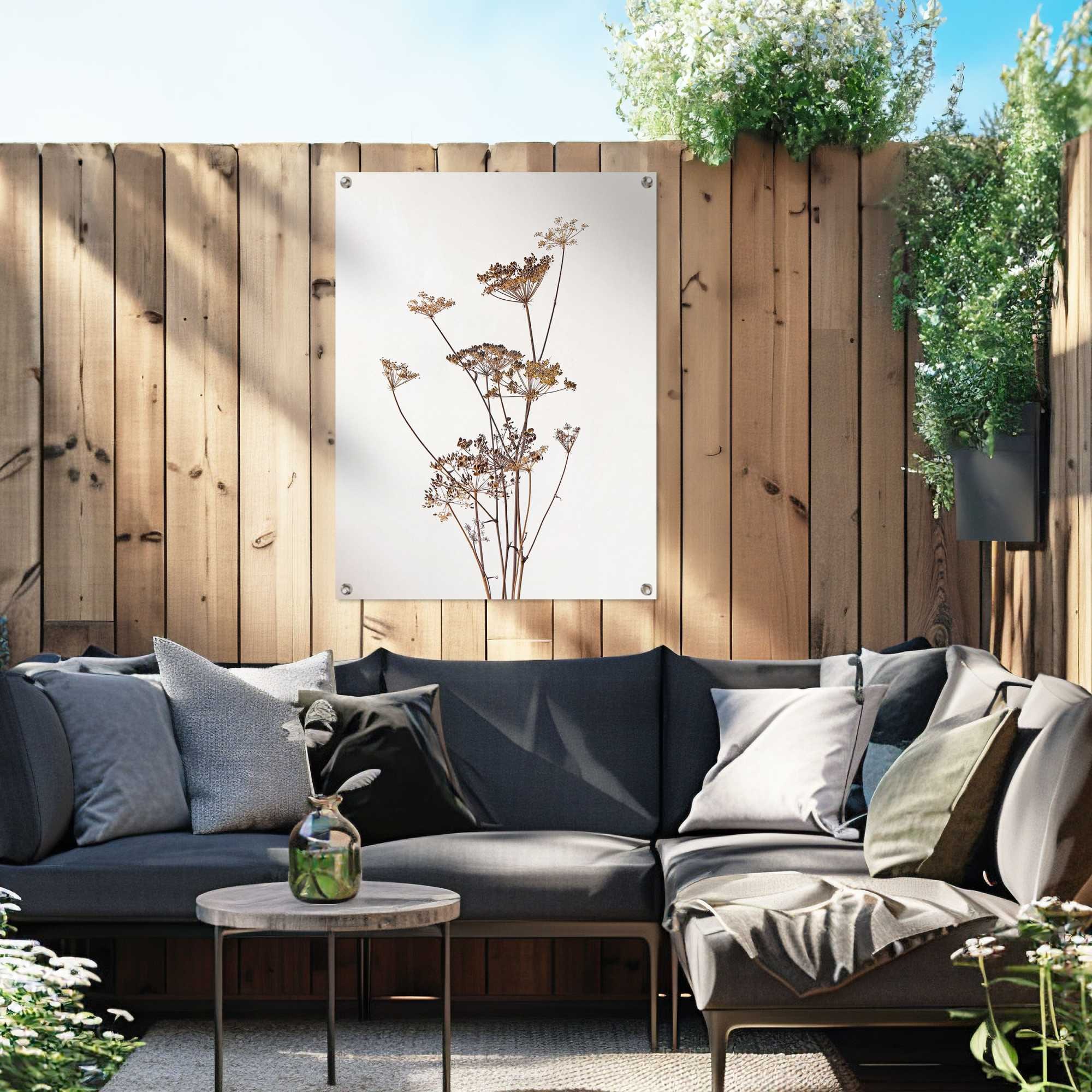 Reinders! Poster »Bärenkralle« Garten - Natur - Beige - Leinwand - Blumen und Pflanzen - 60x80 cm