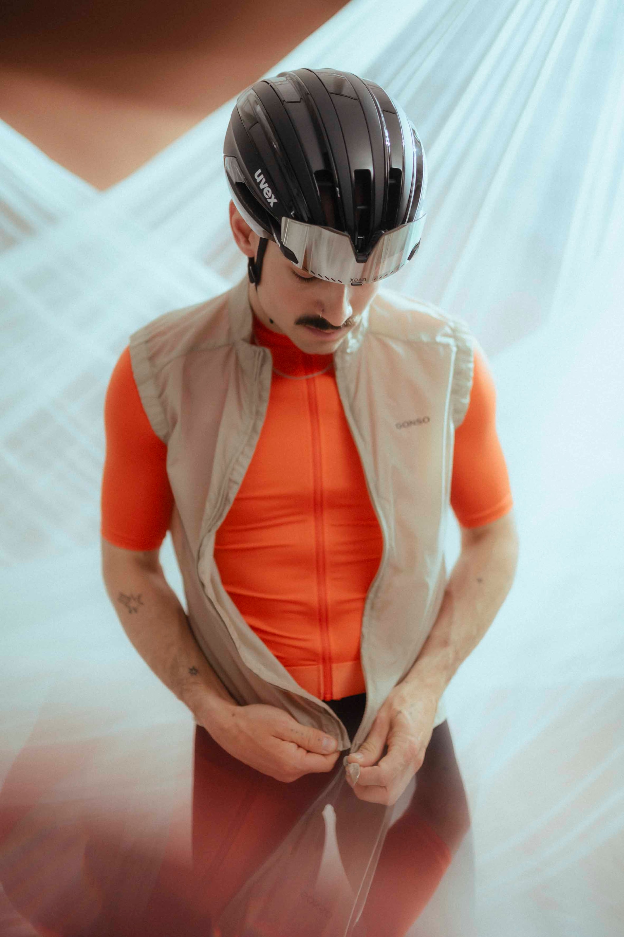 Gonso Funktionsweste »Adventure Vest Wind M« Herren Weste, leichte und winddichte Fahrradweste mit Rückentasche