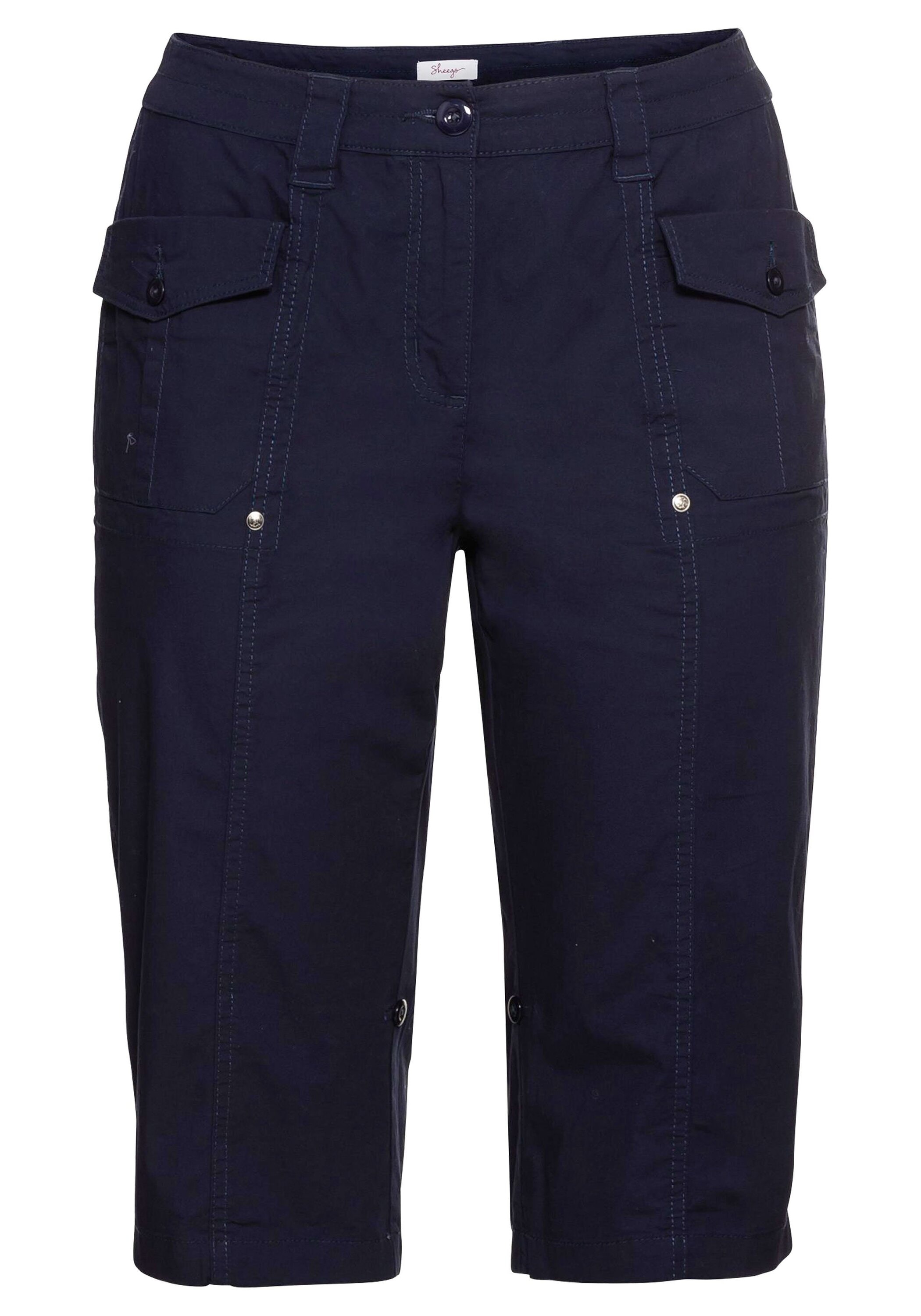 Sheego Bermudas »Bermudas mit aufgesetzten Taschen und Patten«