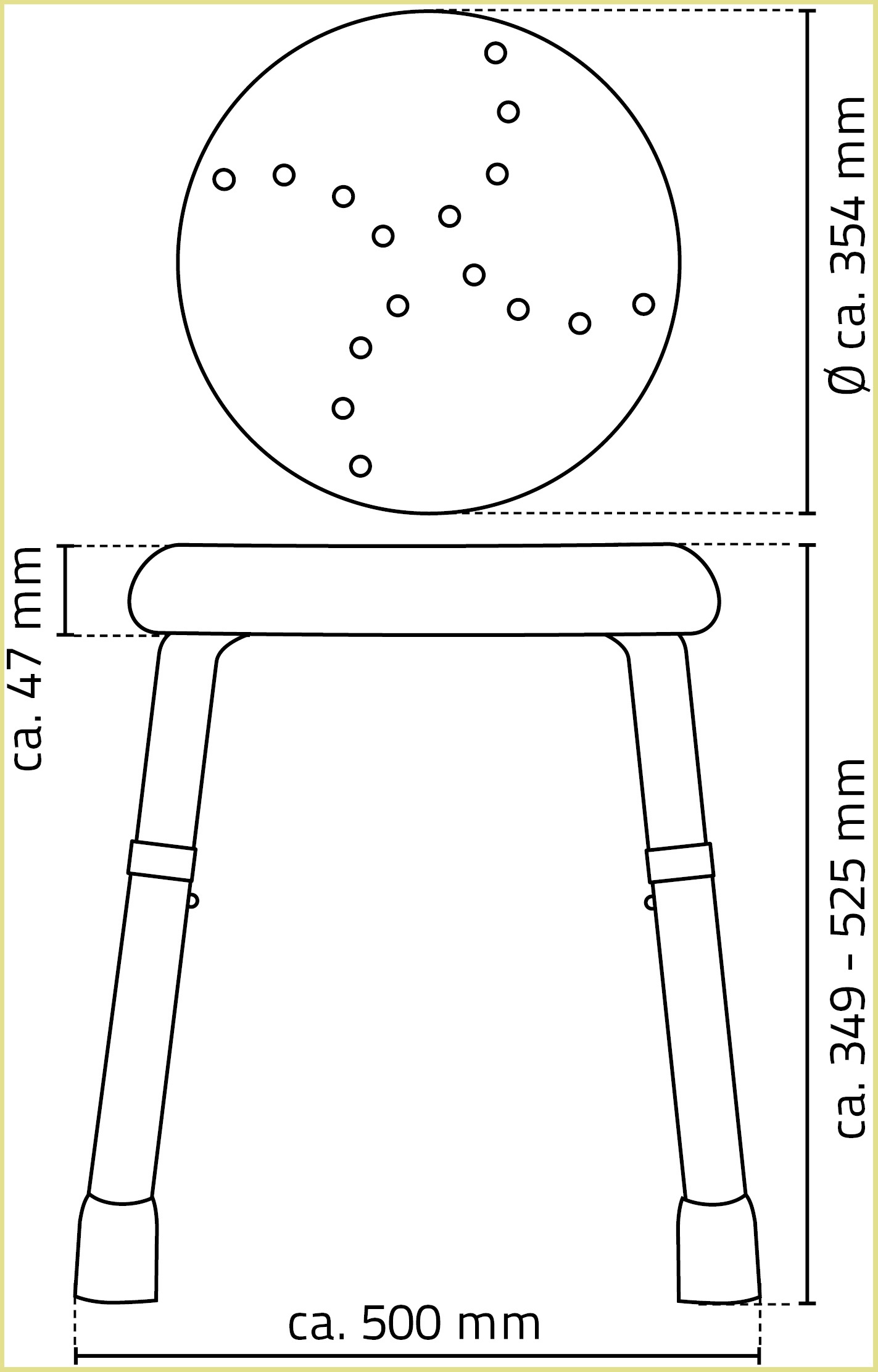 Ridder Badhocker »Go«, belastbar bis 150 kg