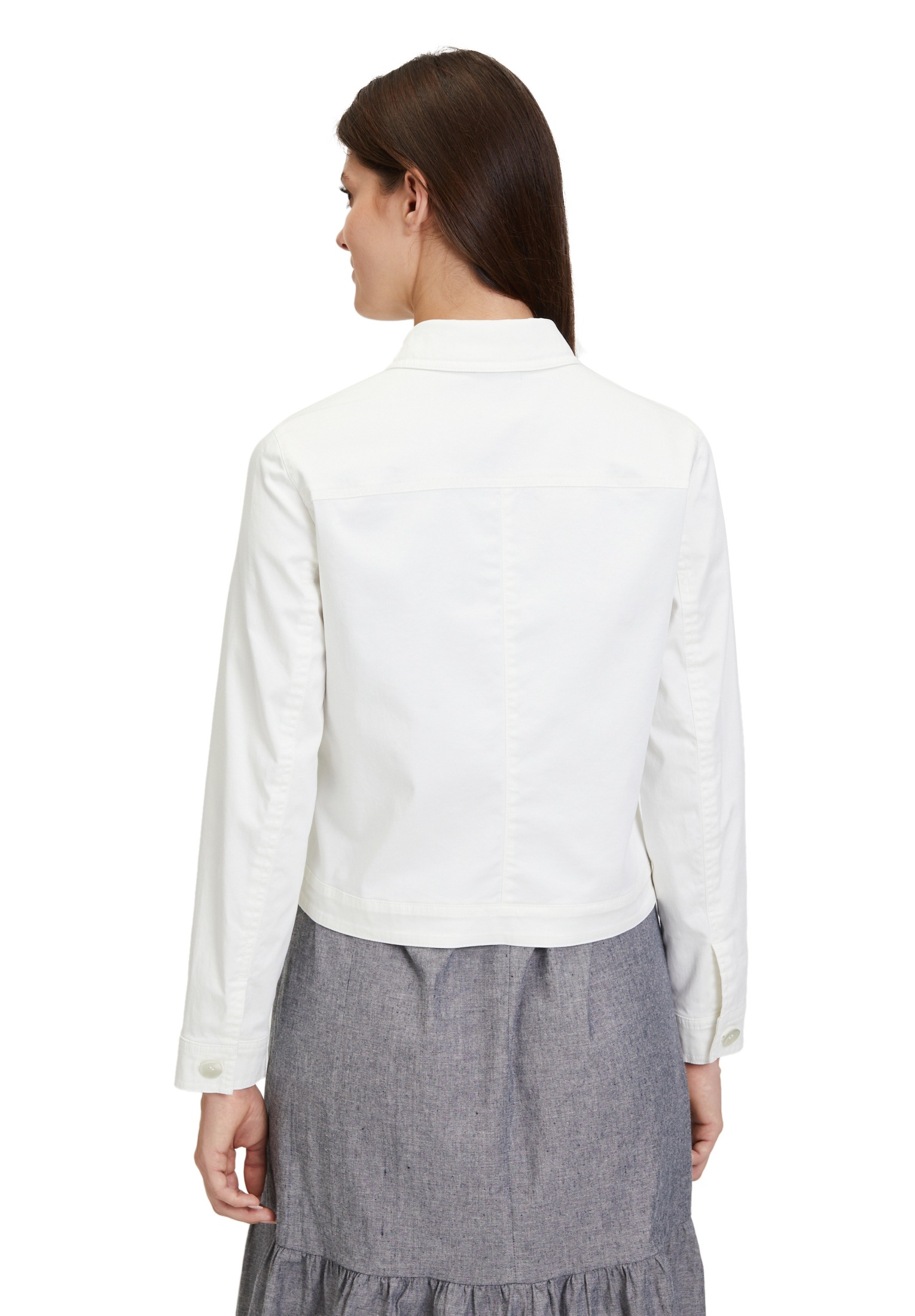 Betty&Co Jeansblazer »Jeansjacke mit Kragen«