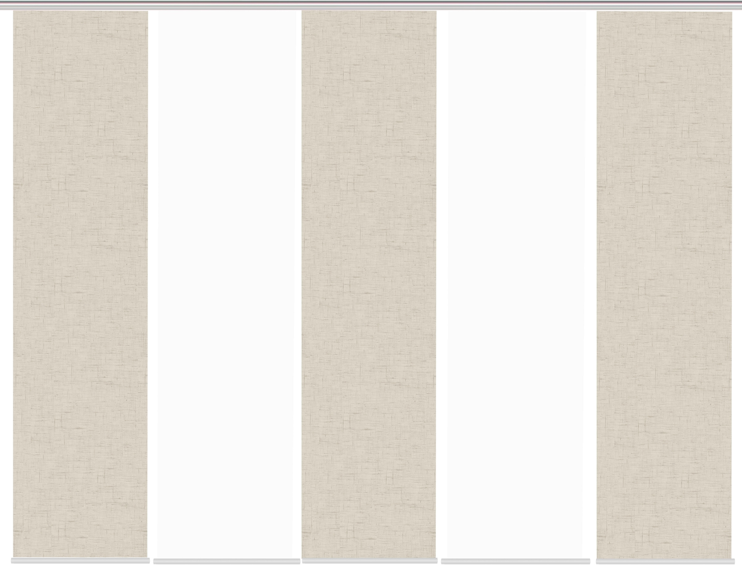 HOME WOHNIDEEN Schiebegardine »PIVE 5er SET« Paneelwagen 5 Stk. tlg. Schiebevorhang Digidruck 5er Set PIVE