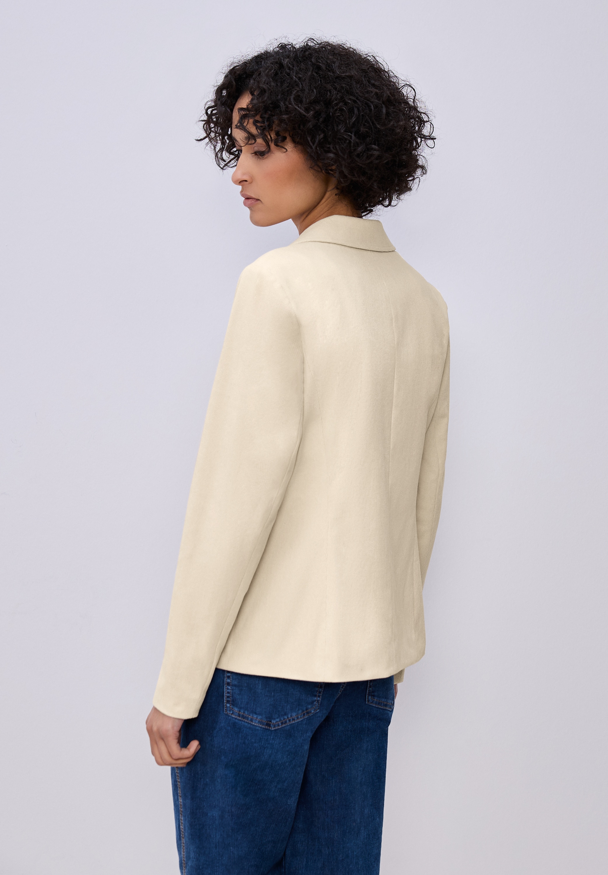 STREET ONE Longblazer im langen Schnitt mit Struktur