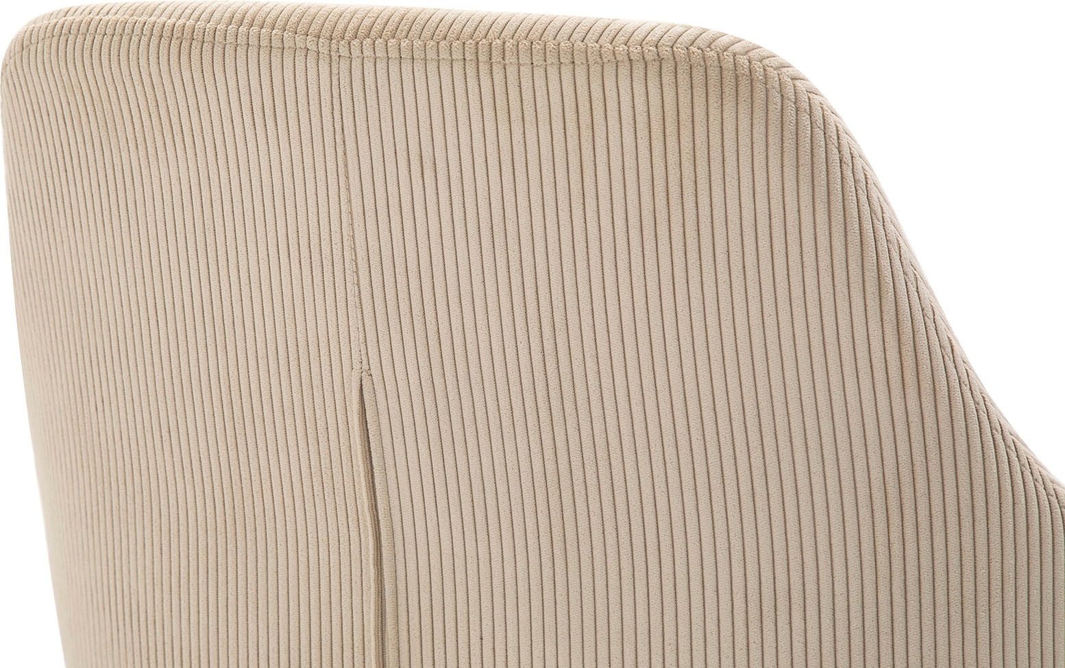SalesFever Armlehnstuhl »Komfortabler Esszimmerstuhl im zeitlosen Design«, (Set), 2 St., Strukturstoff, Bezug in Cord-Optik