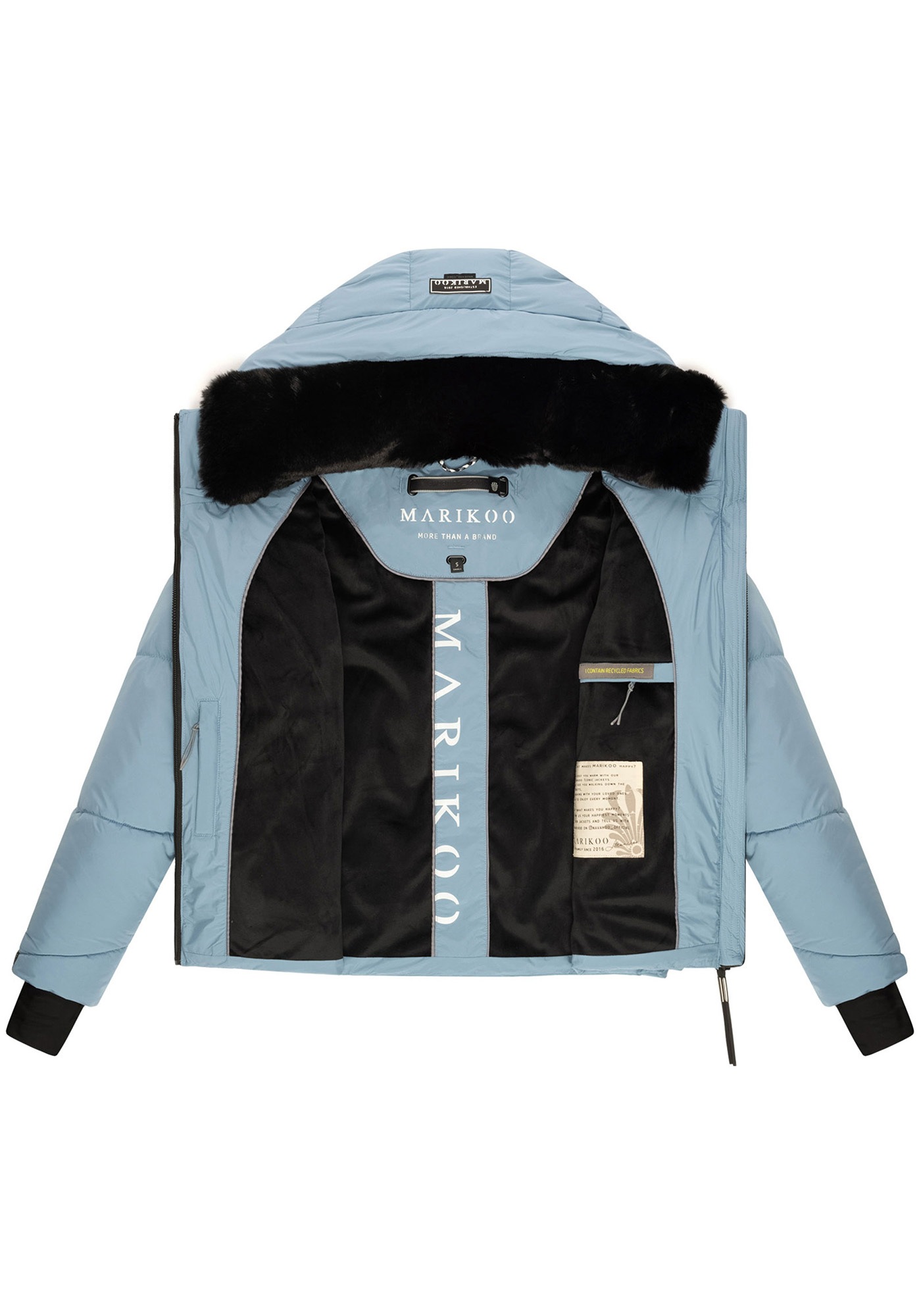Marikoo Winterjacke »Marikoo Simaraa kurze Damen Winter Steppjacke N007«