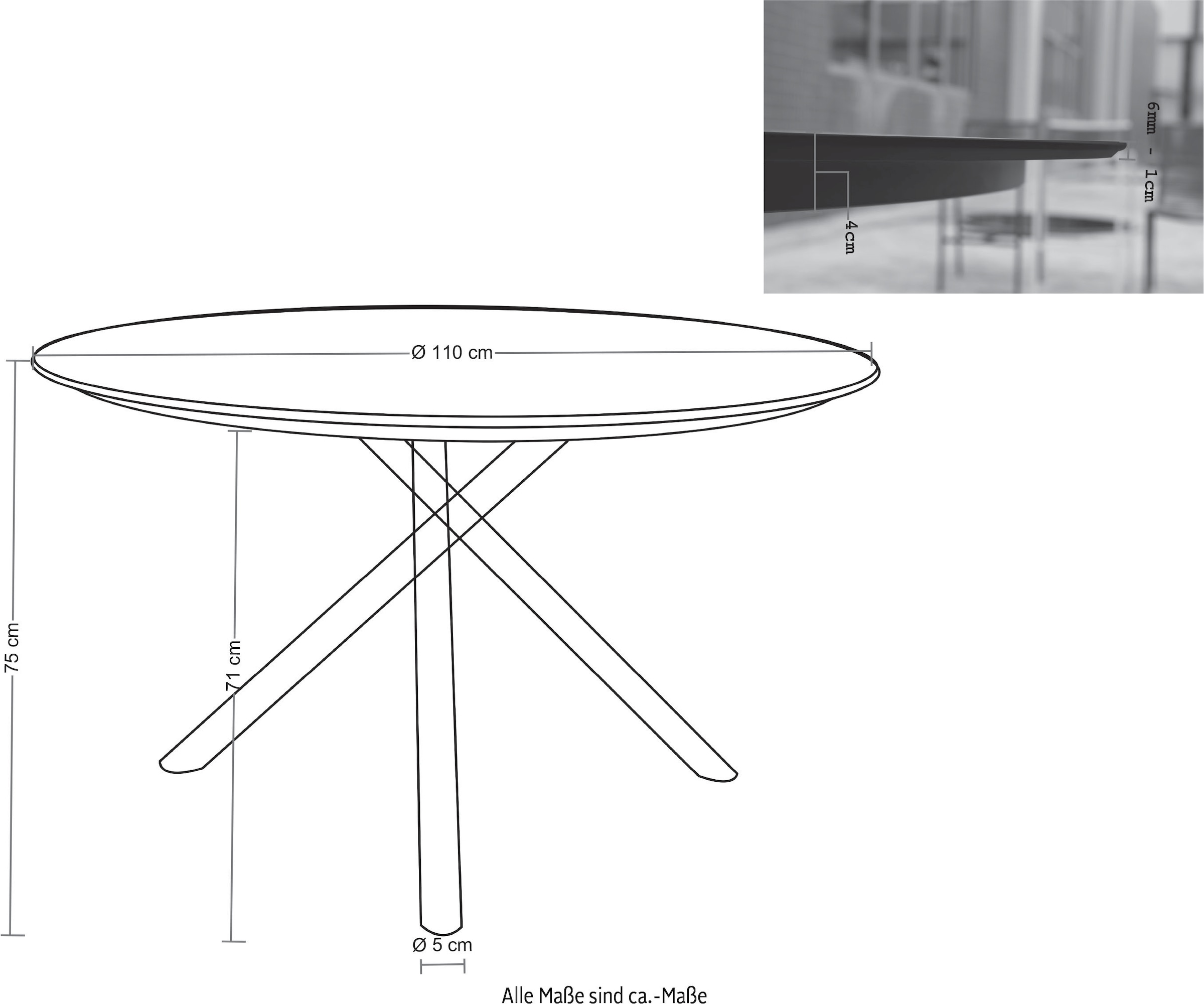 Destiny Garten-Essgruppe »LUCCA BARLETTA«, (10 tlg., 4x Sessel, 1x Tisch, inkl. Auflagen), Aluminium, HPL, Olefin-Rope